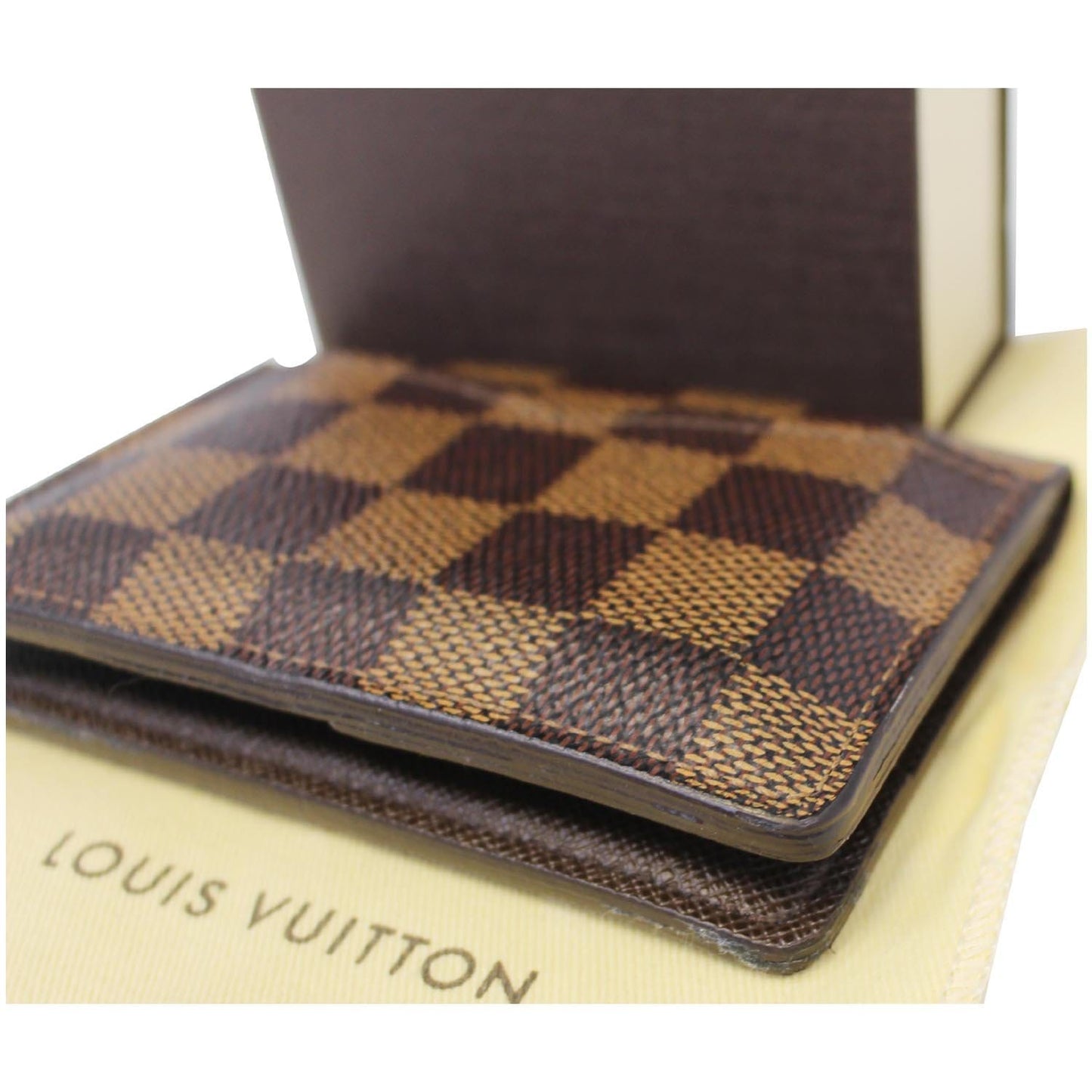 LOUIS VUITTON Pocket Organizer Damier Ebene Card Case