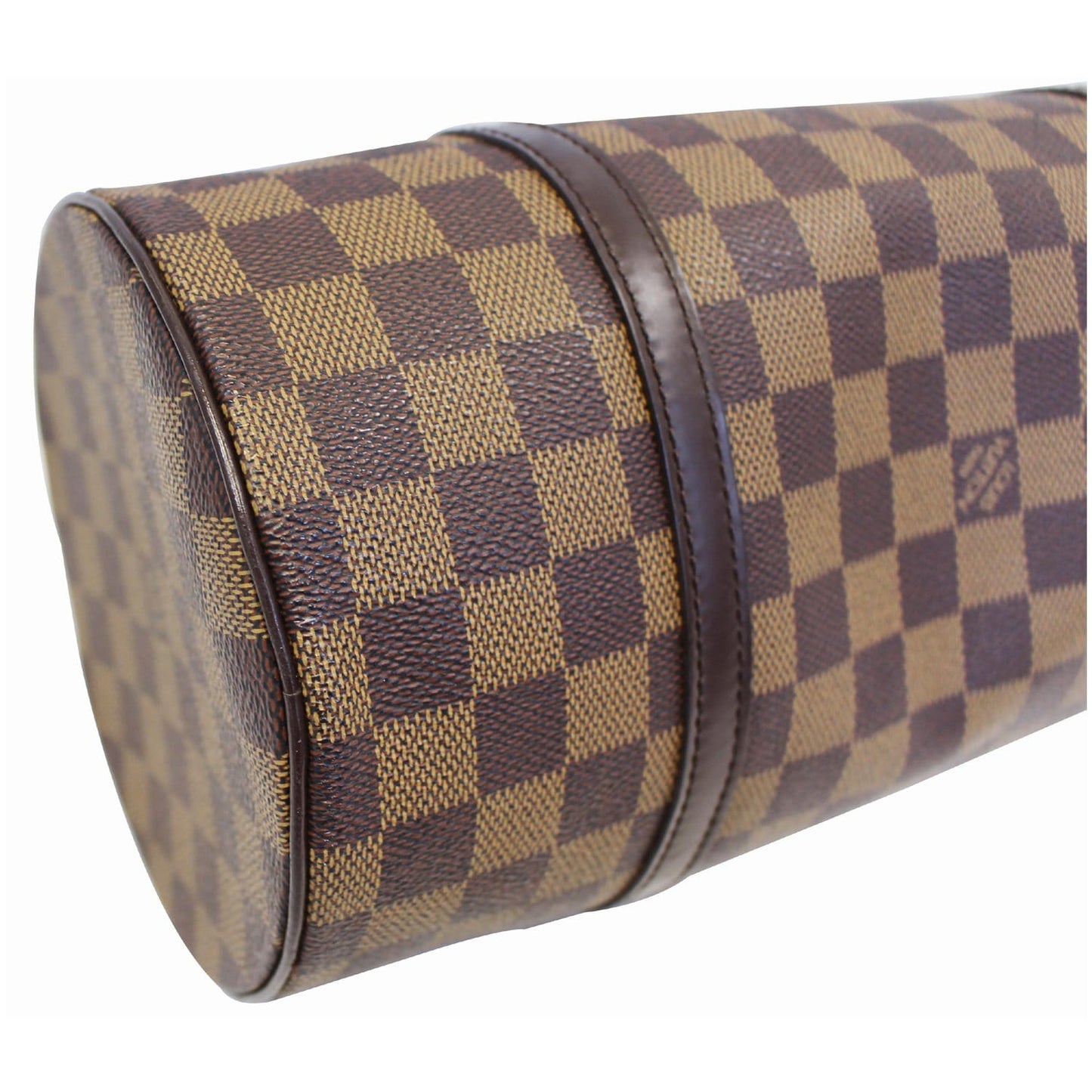 LOUIS VUITTON Papillon 30 Damier Ebene Shoulder Handbag Brown