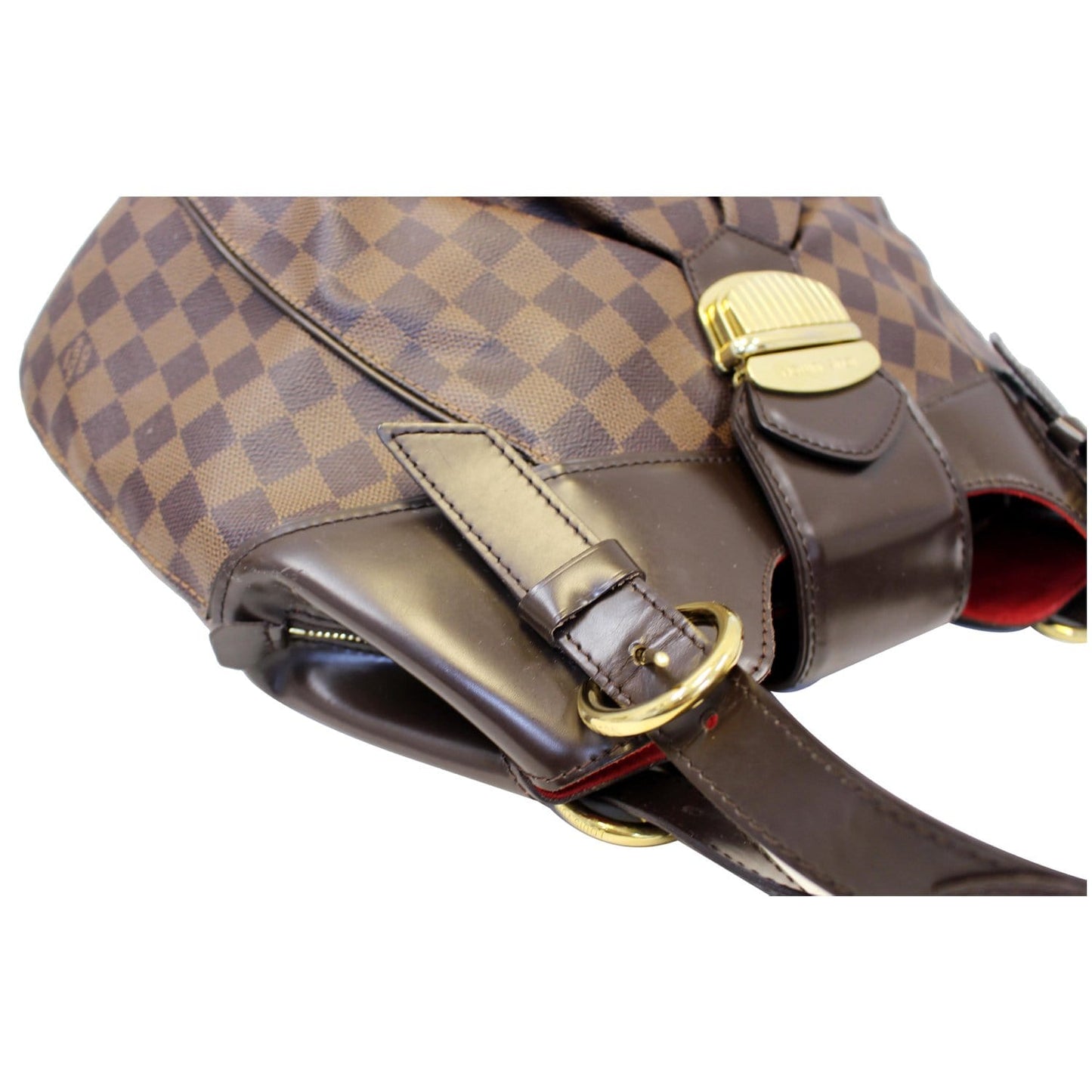 LOUIS VUITTON Sistina GM Damier Ebene Shoulder Handbag