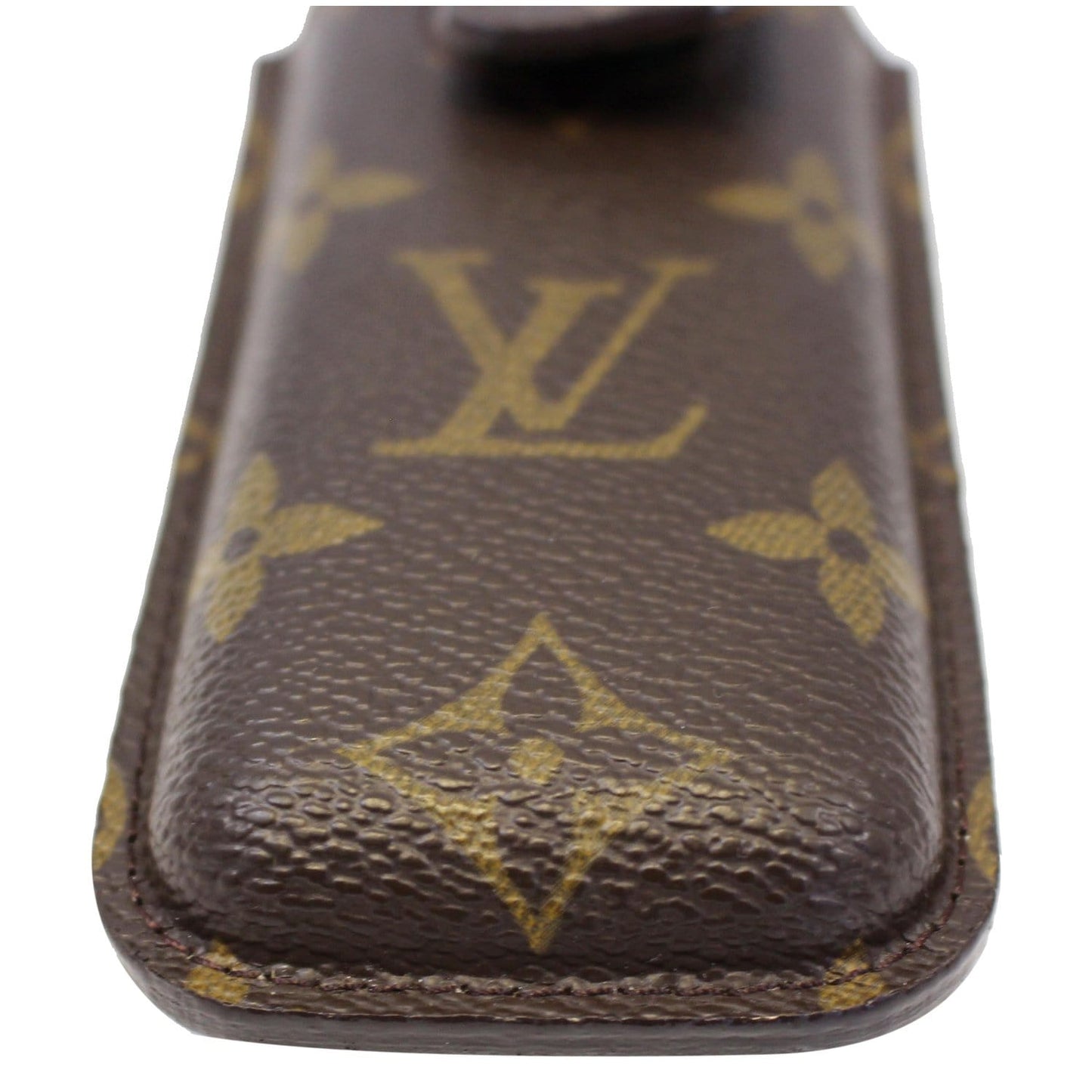 LOUIS VUITTON Etui Telephone International Monogram Phone Case Brown