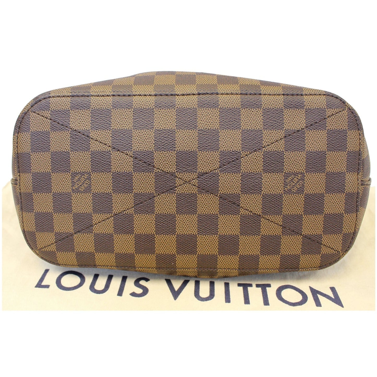 LOUIS VUITTON Siena MM Damier Ebene Shoulder Bag Brown