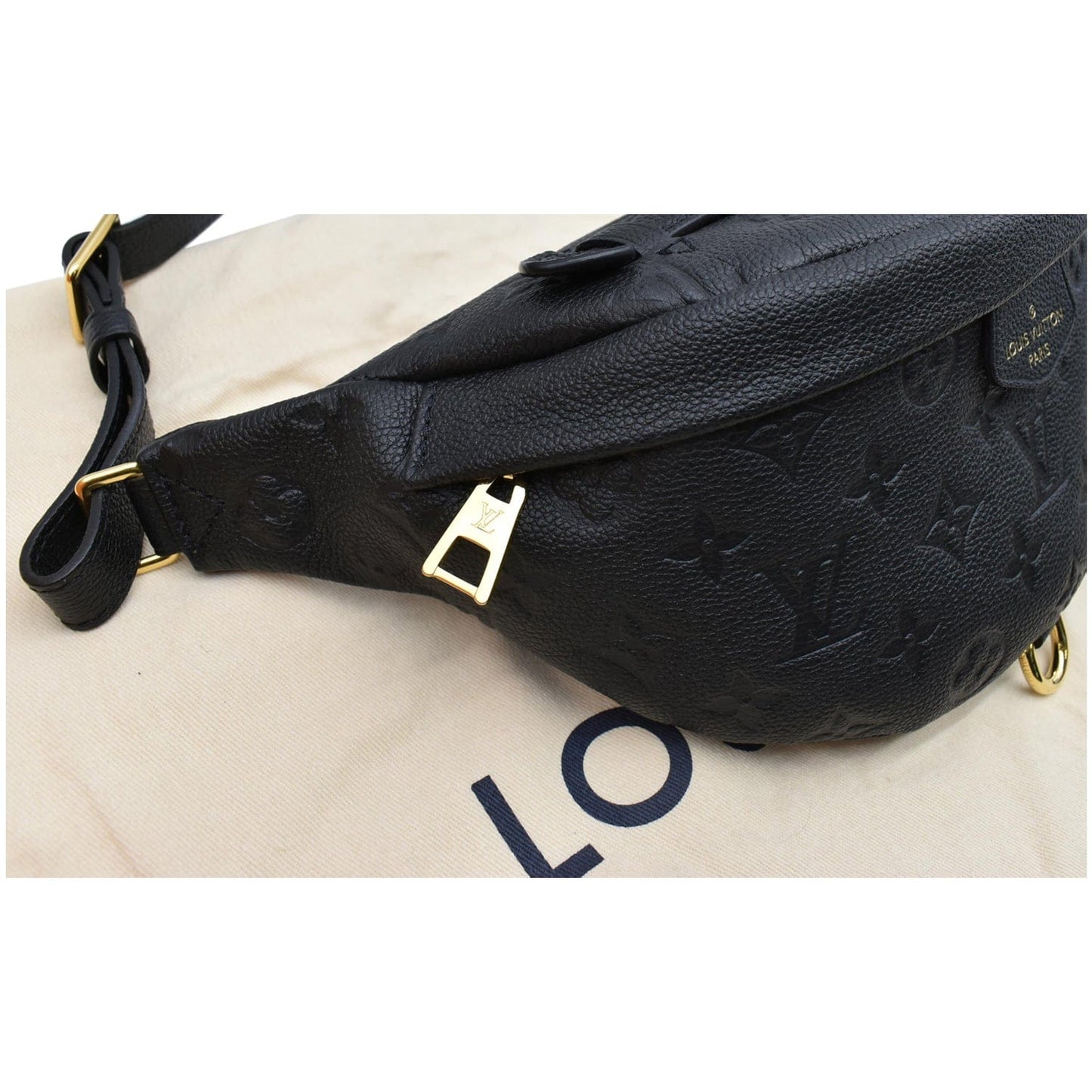 LOUIS VUITTON Monogram Empreinte Bumbag Bag Noir