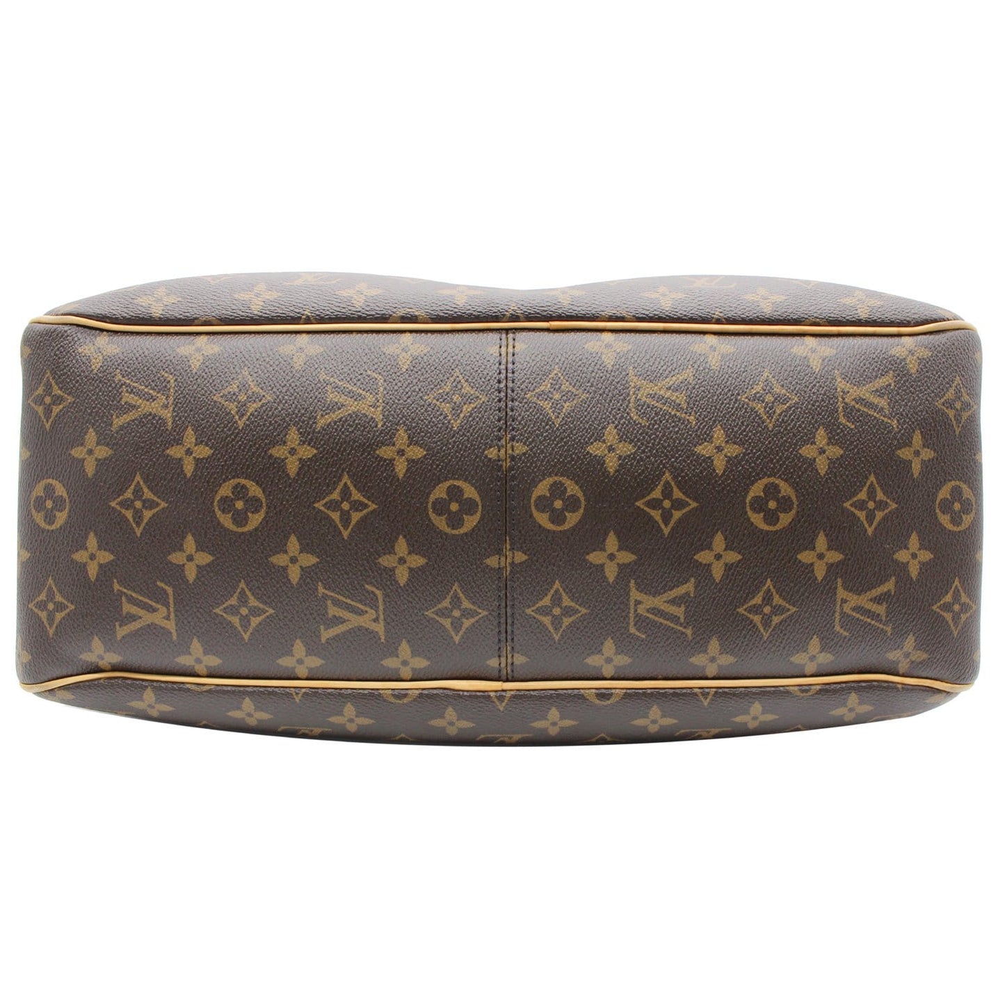 LOUIS VUITTON Delightful MM Monogram Canvas Hobo Bag Brown
