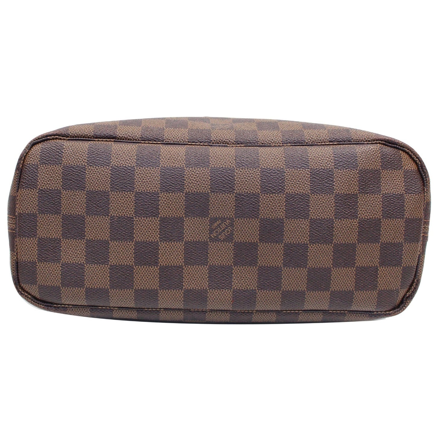 LOUIS VUITTON Neverfull PM Damier Ebene Tote Shoulder Bag Brown