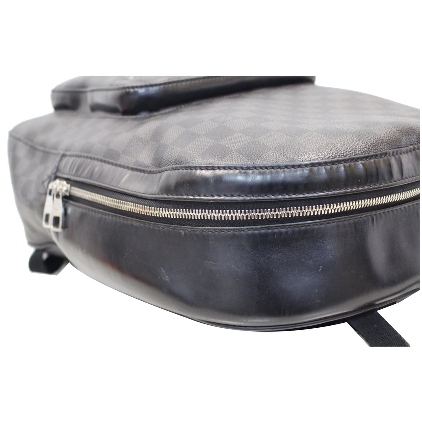 LOUIS VUITTON Josh Damier Graphite Backpack Bag Black