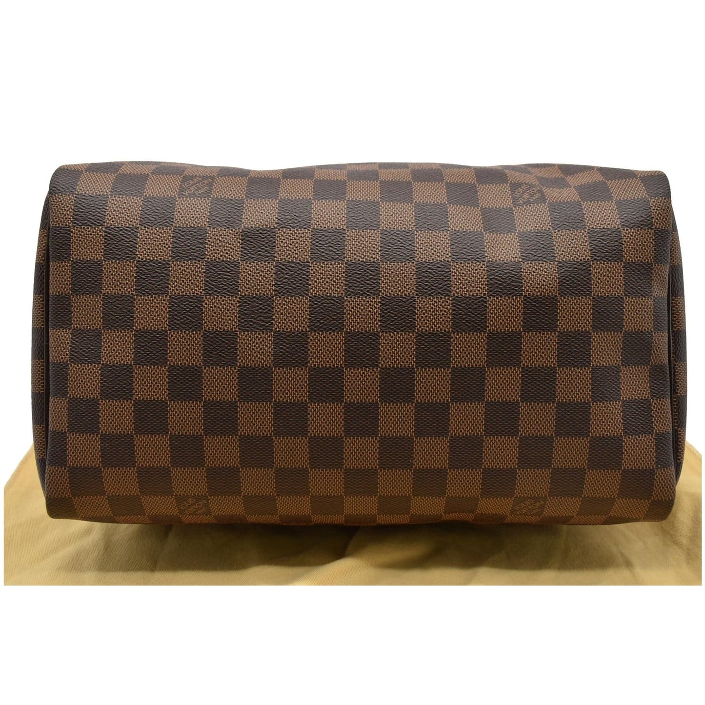 LOUIS VUITTON Speedy 30 Damier Ebene Satchel Bag Brown