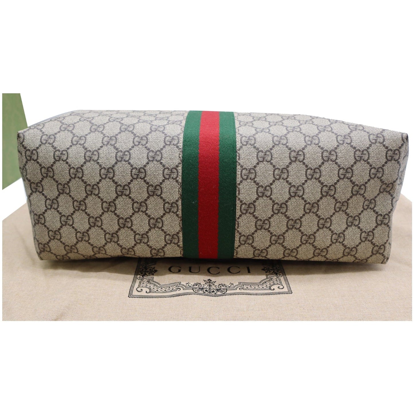 GUCCI Ophidia Medium GG Supreme Canvas Tote Bag Beige 631685