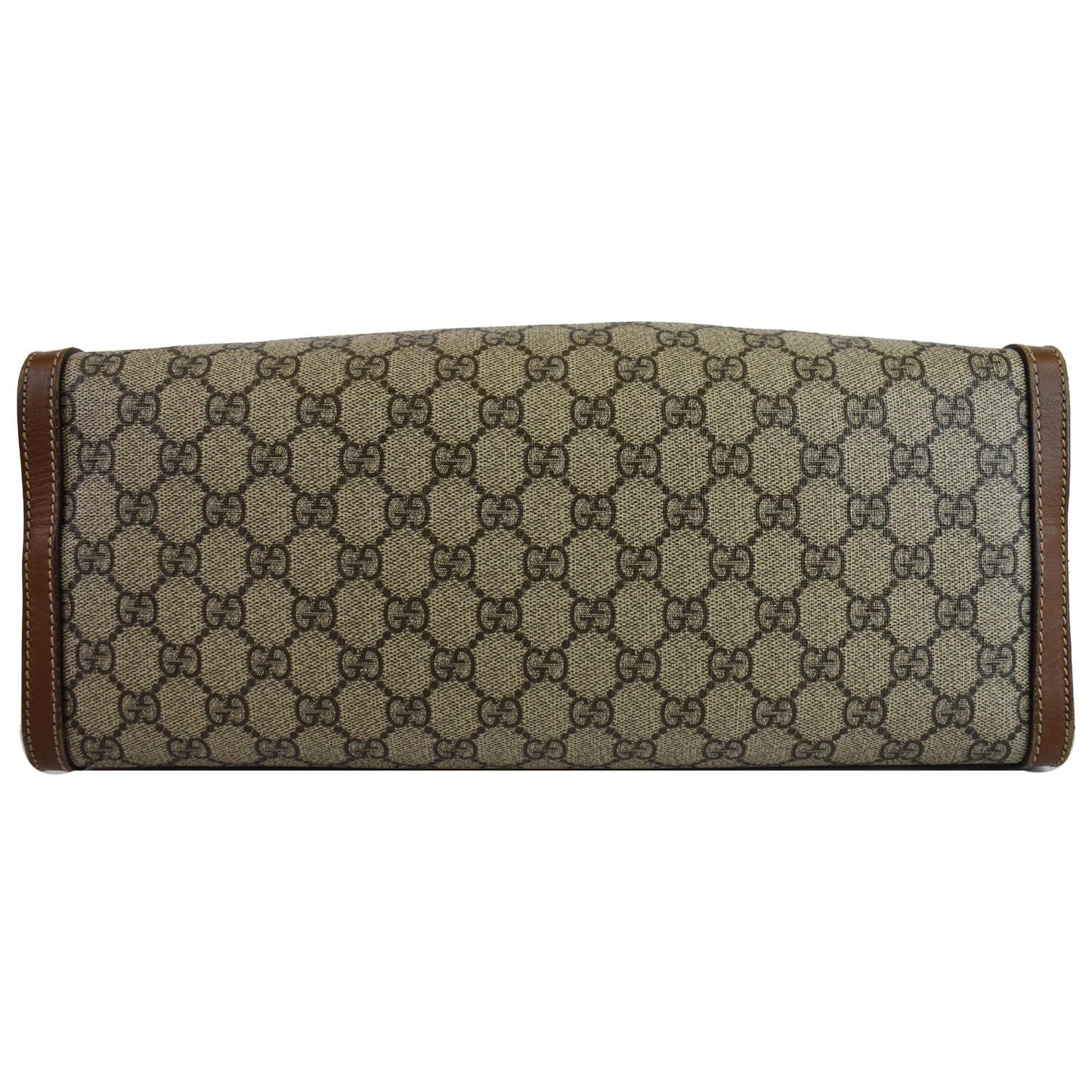 GUCCI Padlock Medium GG Supreme Canvas Shoulder Bag Beige 479197