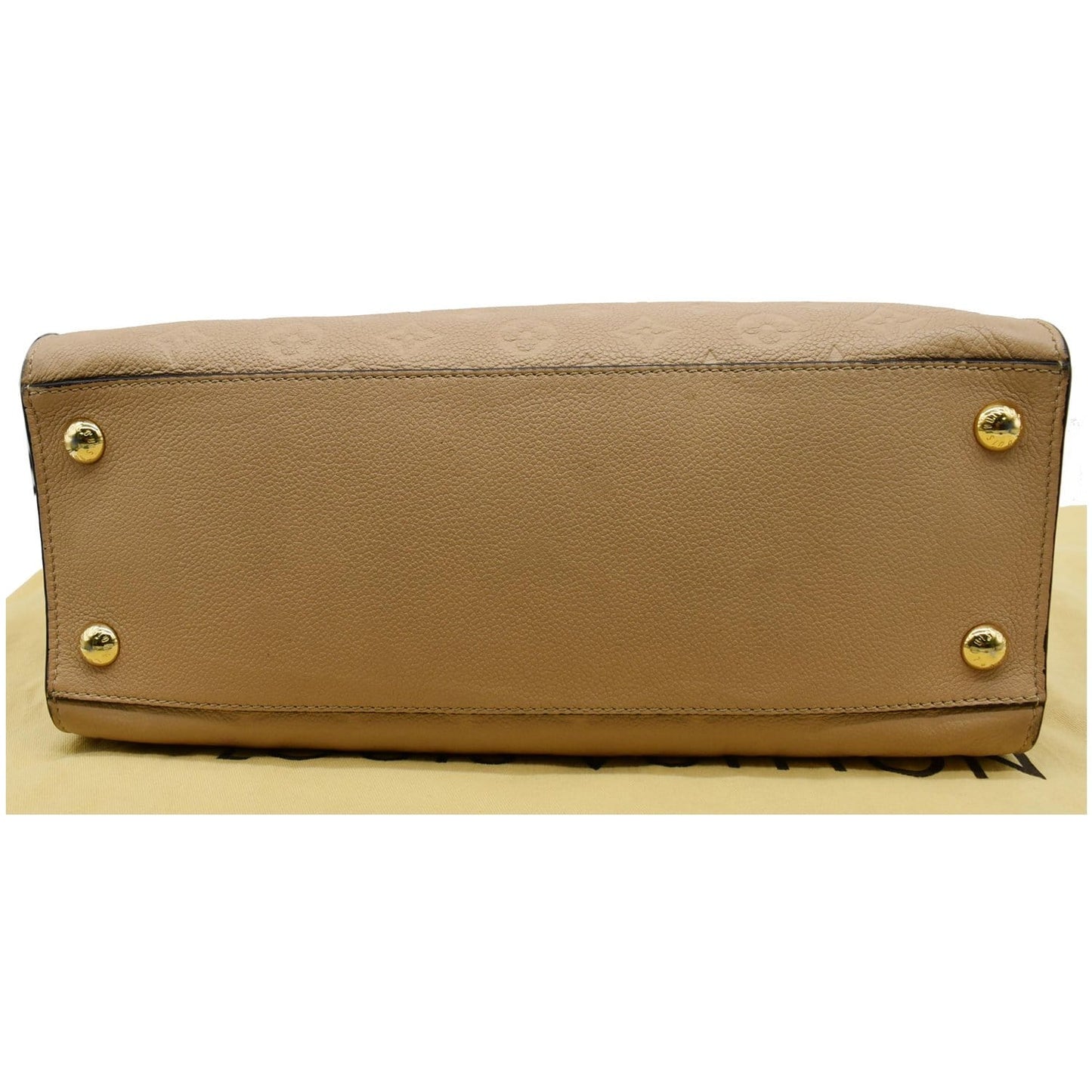 LOUIS VUITTON Pont Neuf MM Monogram Empreinte Leather Shoulder Bag Beige - 20% OFF