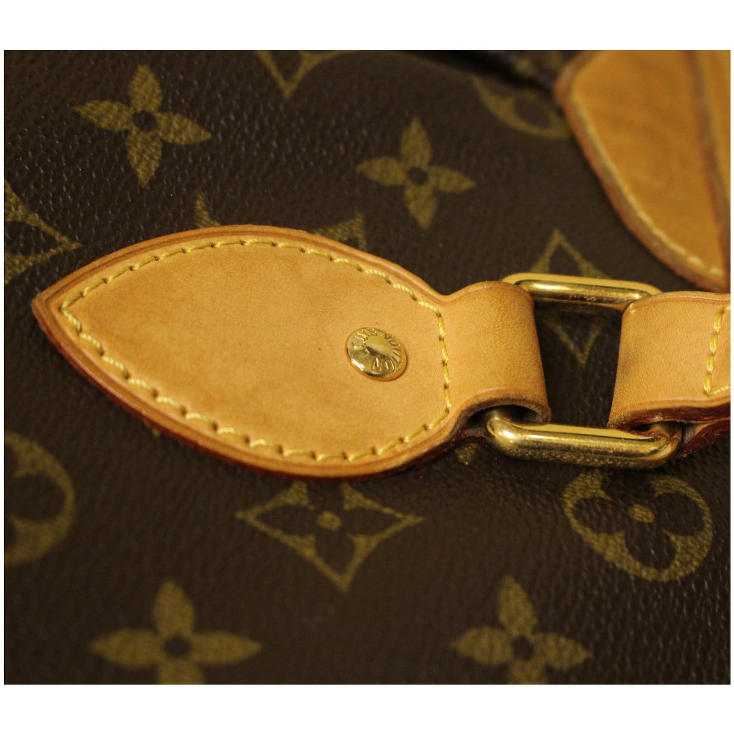 LOUIS VUITTON Palermo PM Monogram Canvas Shoulder Bag Brown