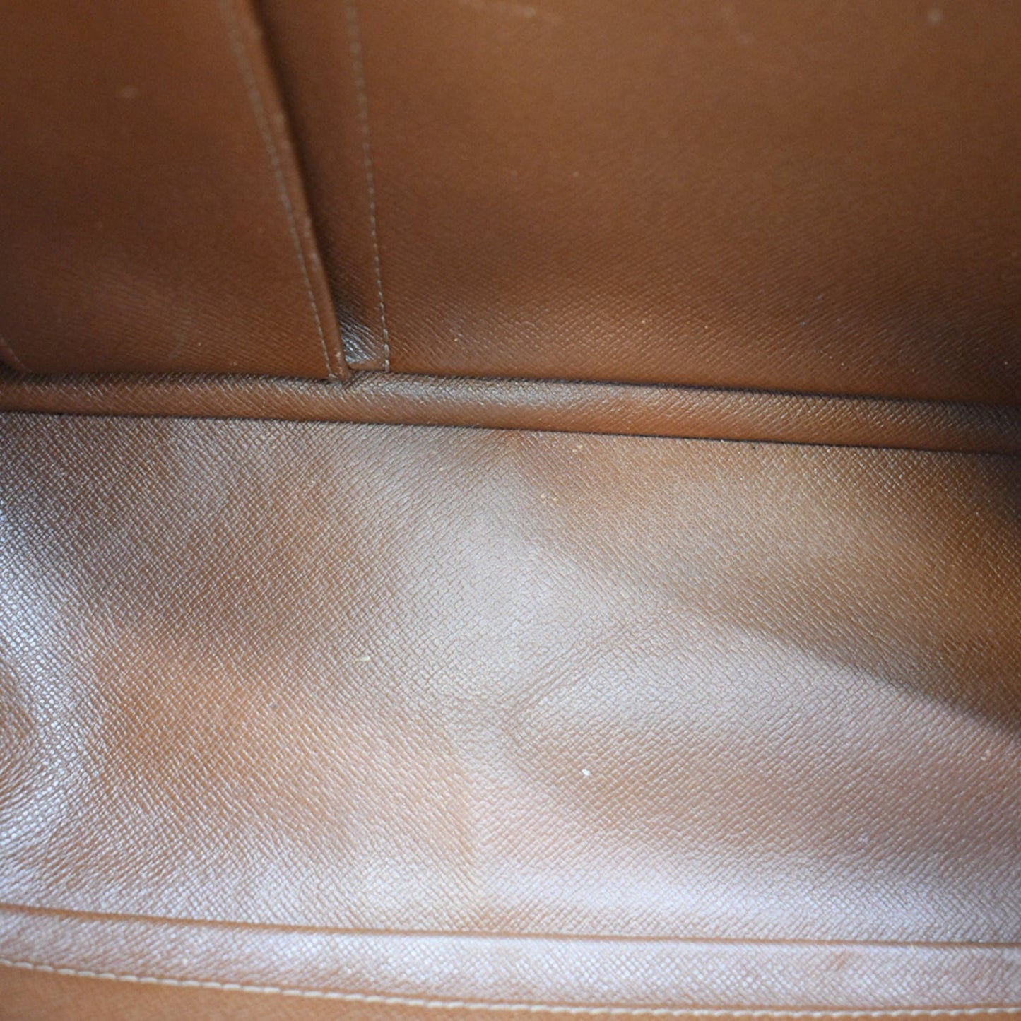 LOUIS VUITTON Cite MM Monogram Canvas Shoulder Bag Brown