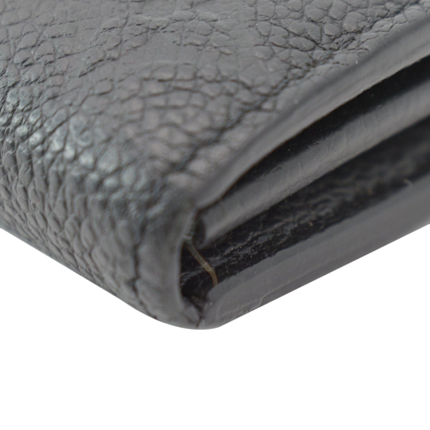 LOUIS VUITTON Sarah Monogram Empreinte Leather Wallet Black