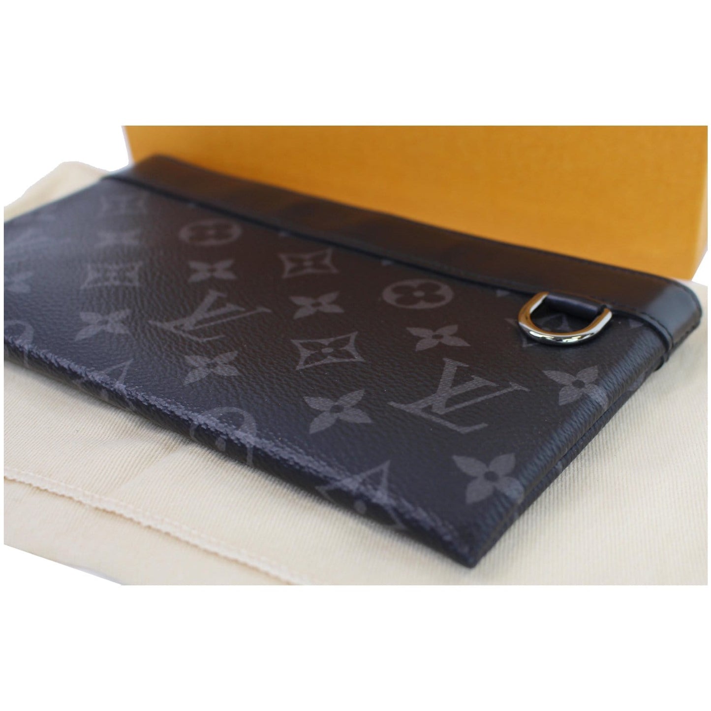 LOUIS VUITTON Discovery Pochette PM Monogram Eclipse Pouch Black
