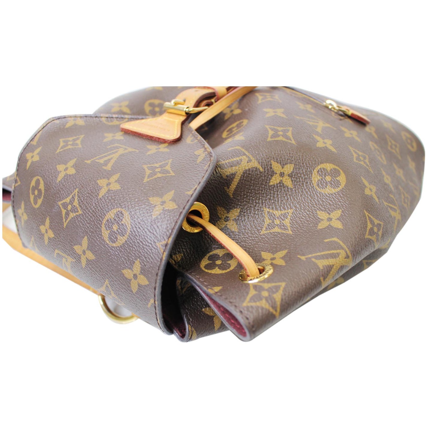 LOUIS VUITTON Montsouris NM Monogram Canvas Backpack Bag Brown