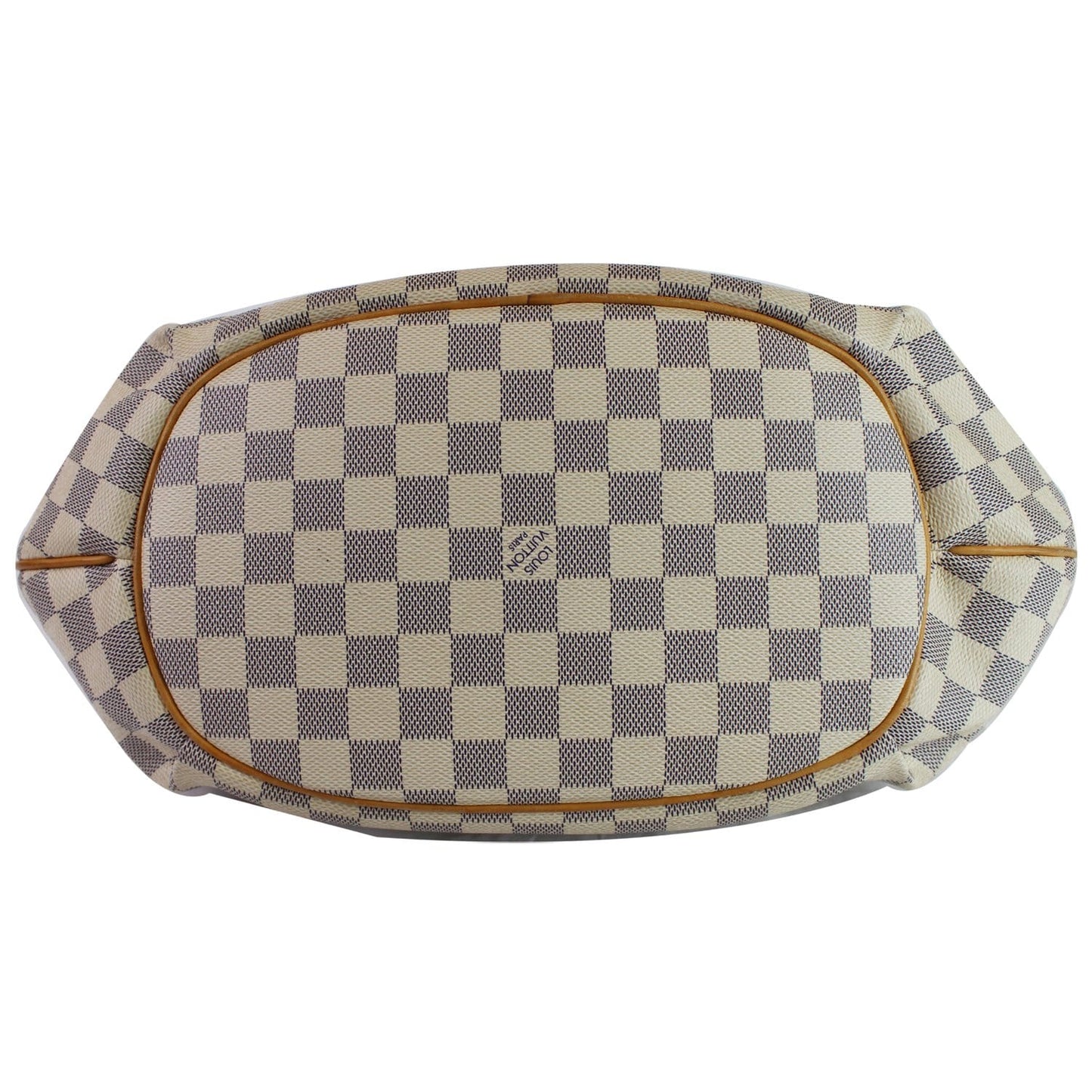 LOUIS VUITTON Riviera MM Dameir Azur Shoulder Bag White