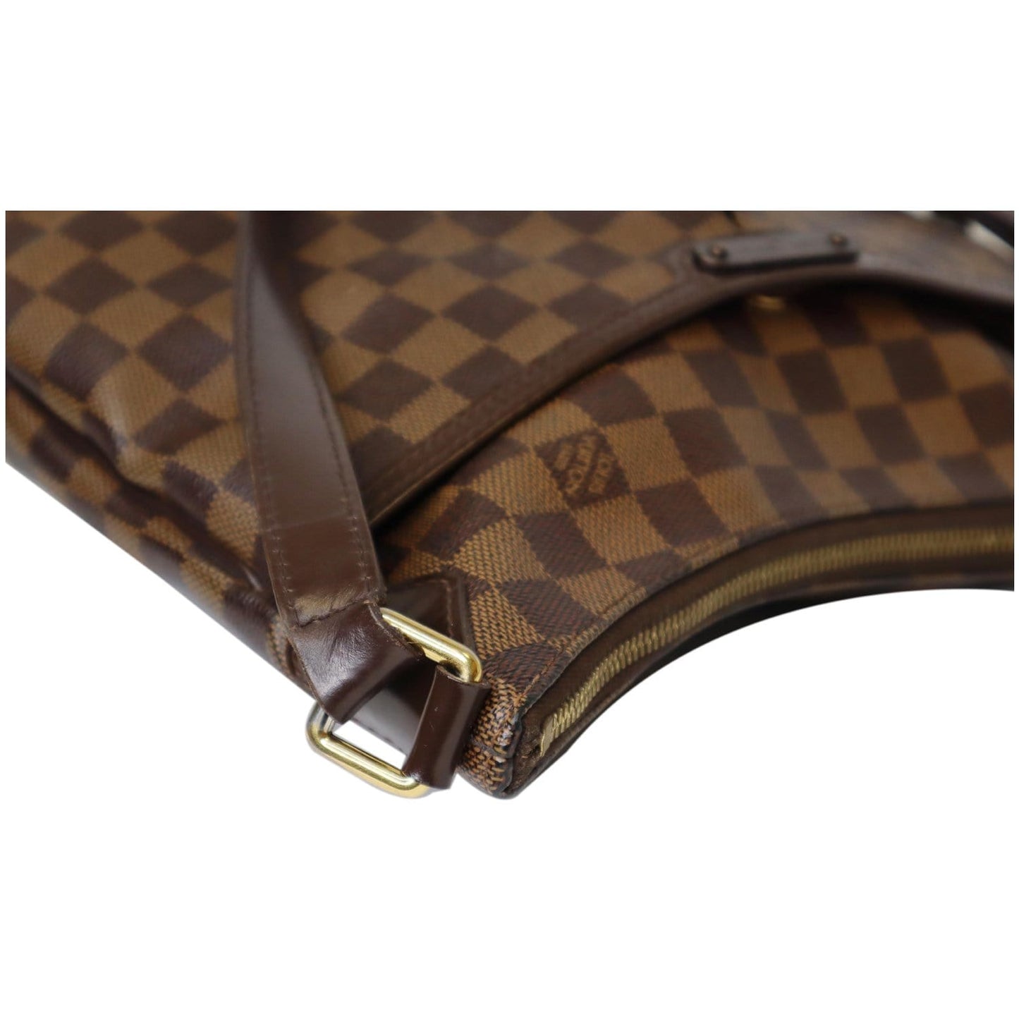 LOUIS VUITTON Bloomsbury PM Damier Ebene Crossbody Bag Brown