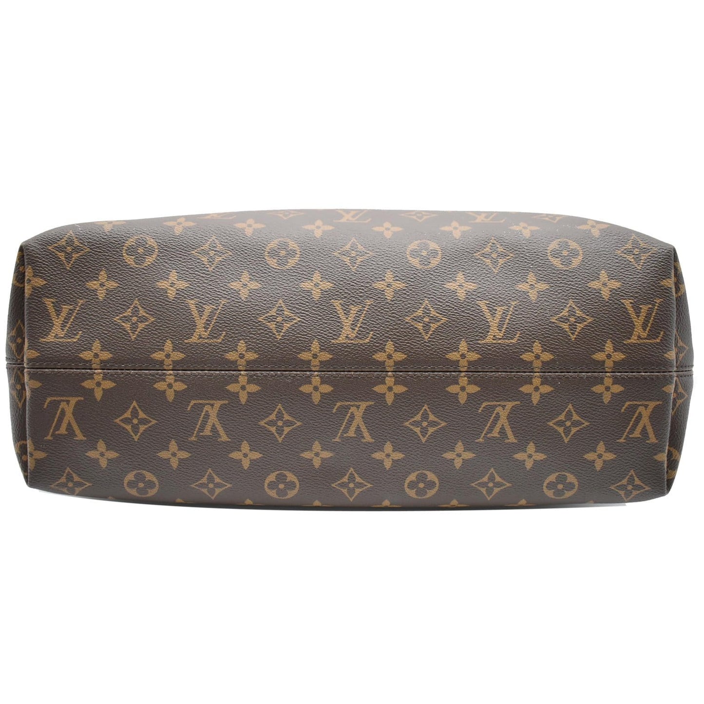 LOUIS VUITTON  Graceful MM Monogram Canvas Shoulder Bag Brown
