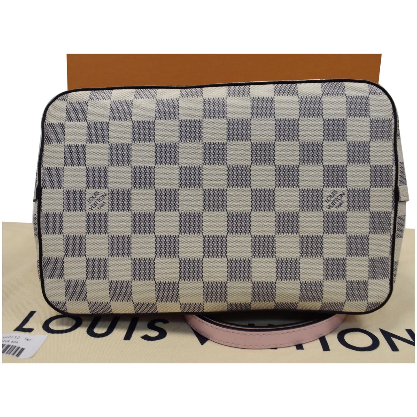 LOUIS VUITTON Neonoe MM Damier Azur Shoulder Bag Rose