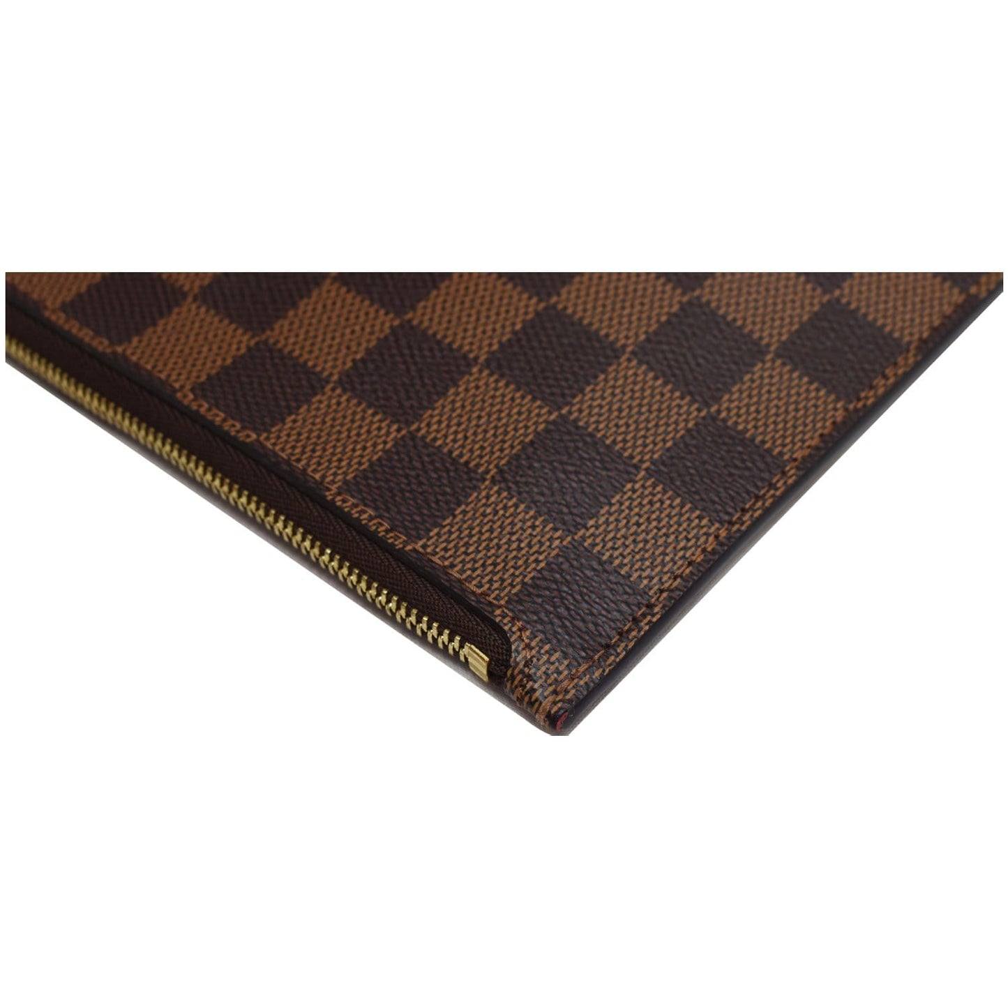 LOUIS VUITTON  Pochette Wristlet Pouch Monogram Canvas Neverfull MM Brown