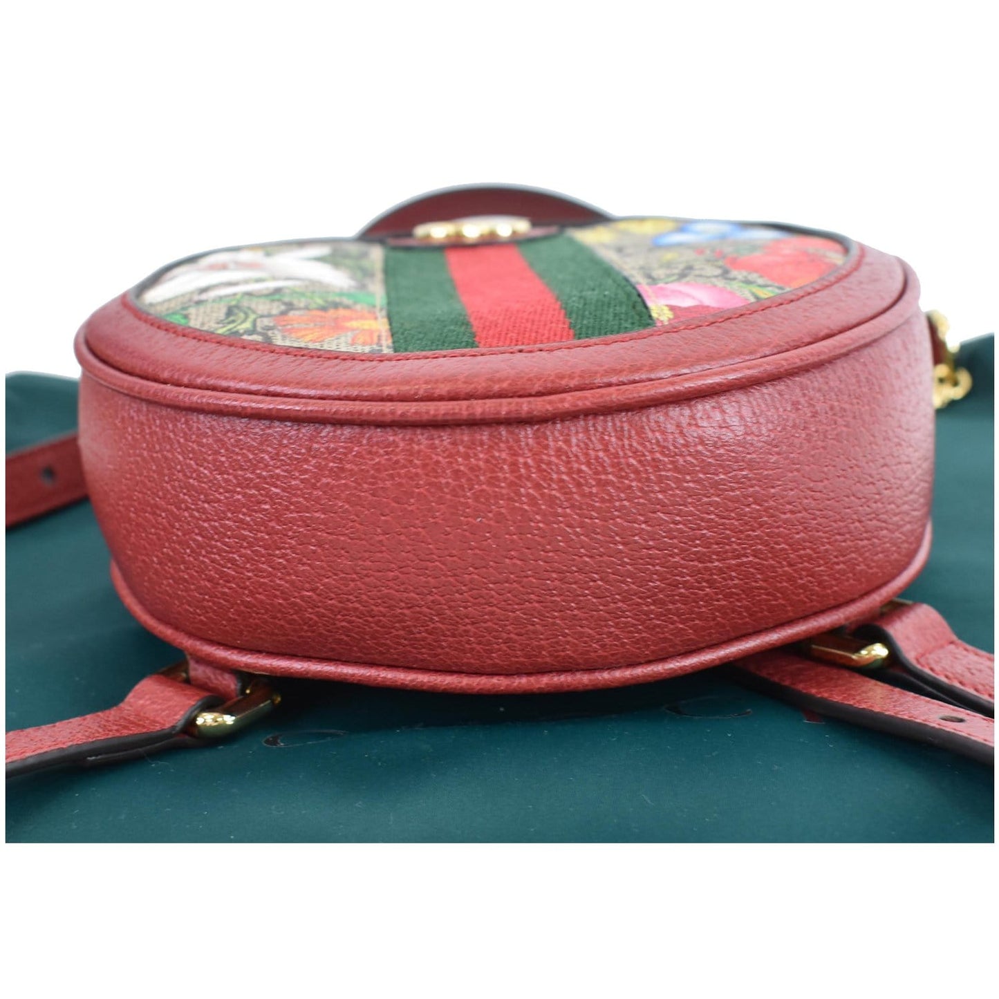 GUCCI Ophidia GG Flora Mini Supreme Backpack Bag Red 598661
