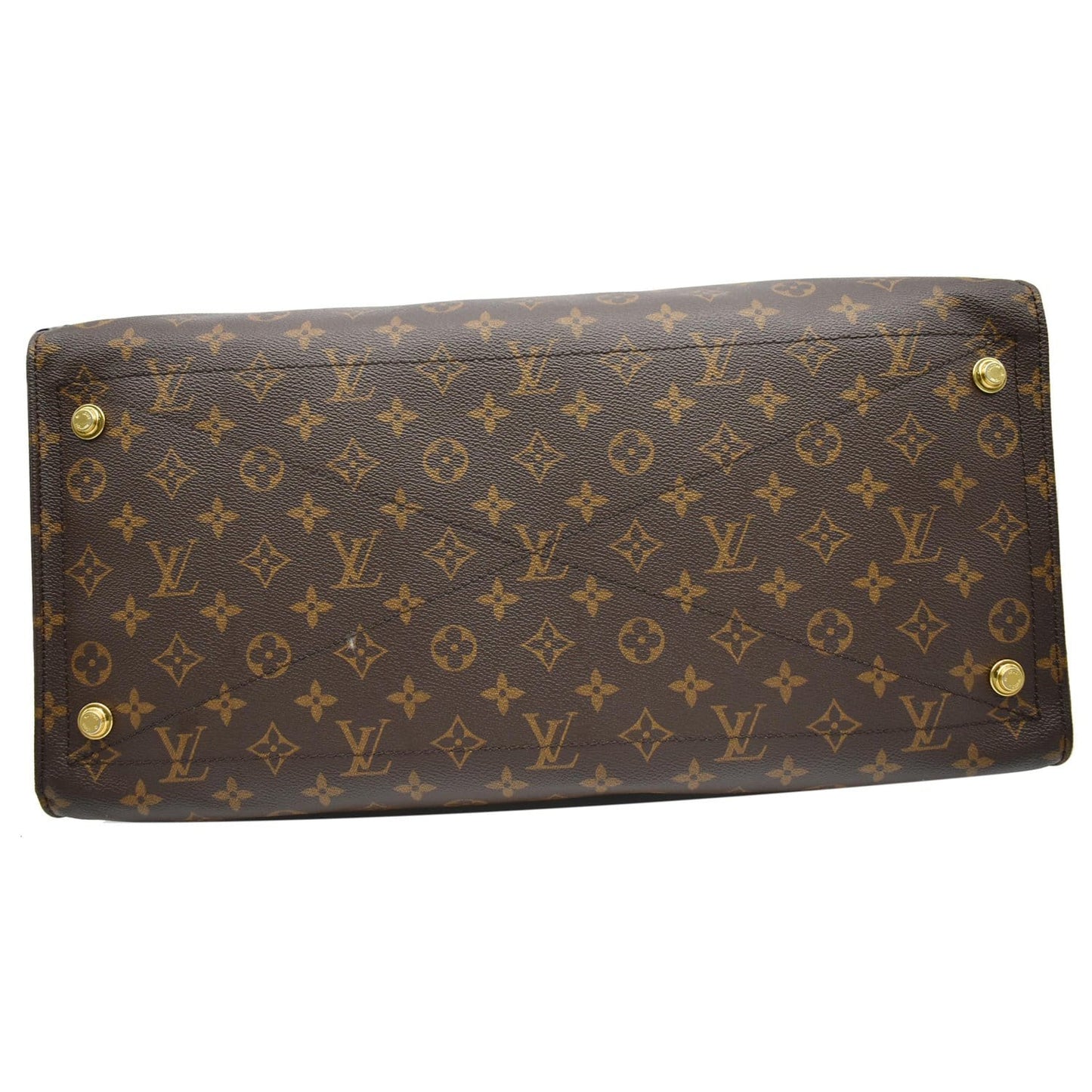 LOUIS VUITTON City Steamer XXL Leather Shoulder Bag Brown