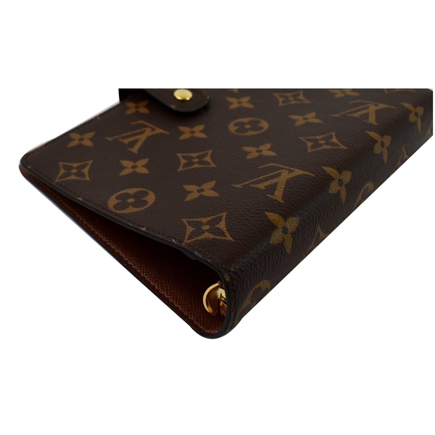 LOUIS VUITTON Agenda PM Monogram Canvas Planner Cover Brown