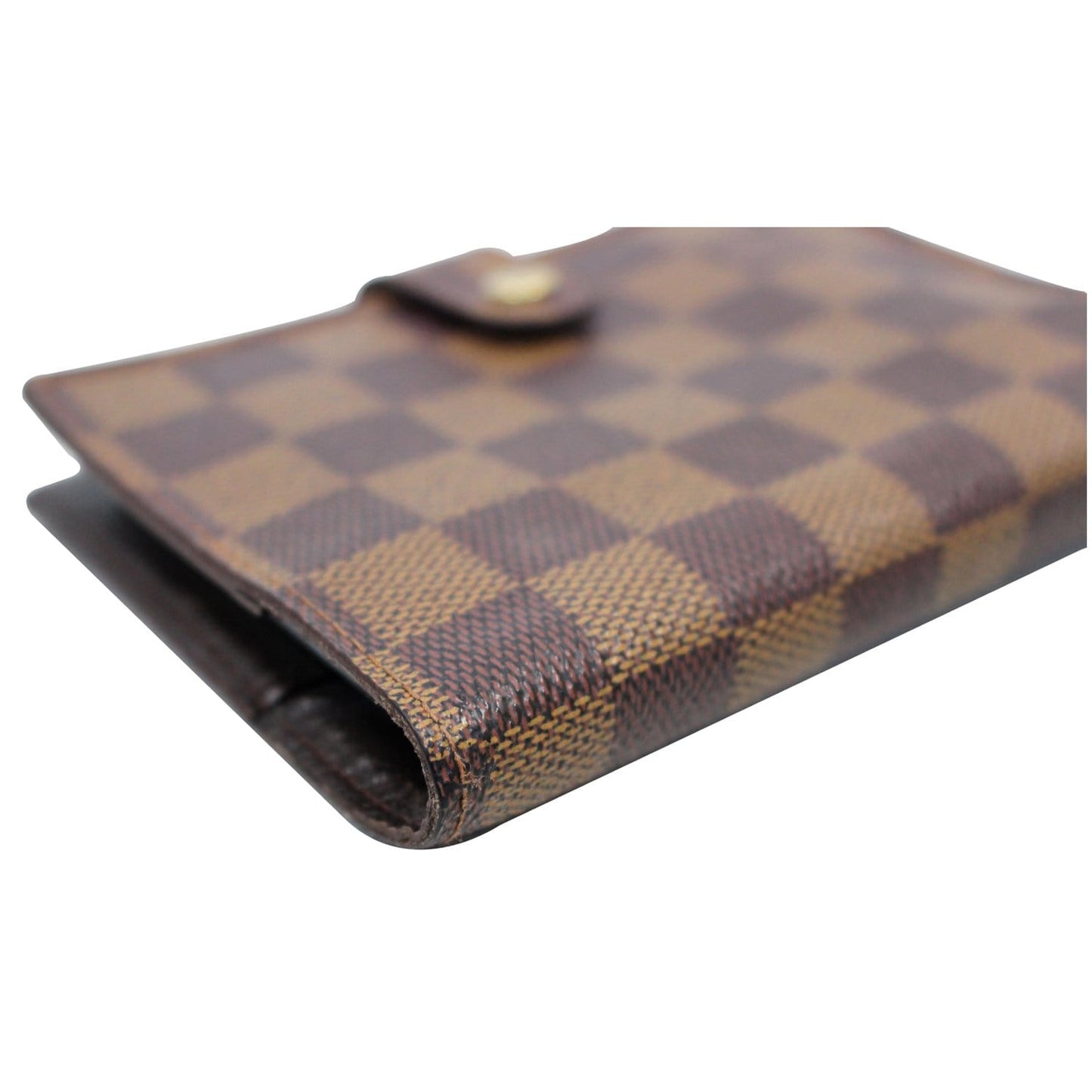 LOUIS VUITTON Agenda PM Damier Ebene Day Planner Cover Brown