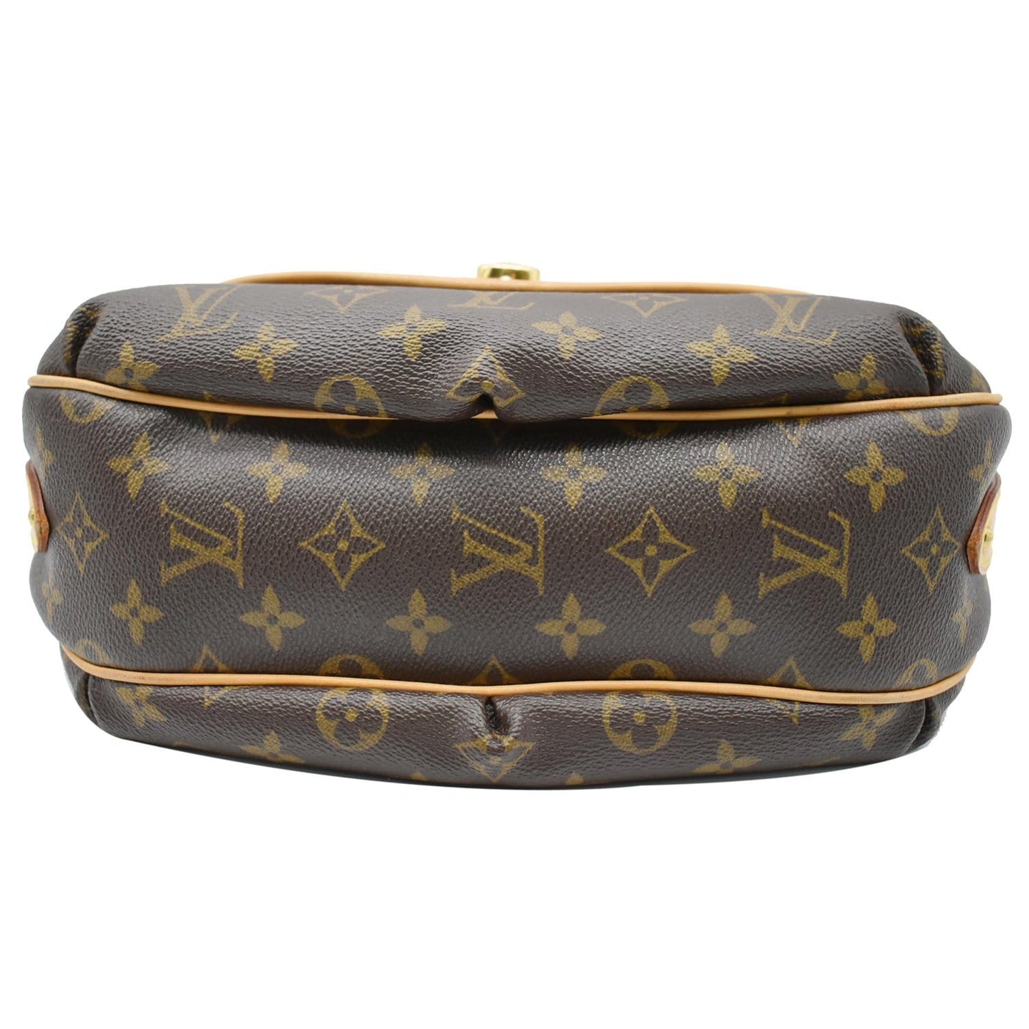 LOUIS VUITTON Tulum PM Monogram Canvas Shoulder Bag Brown