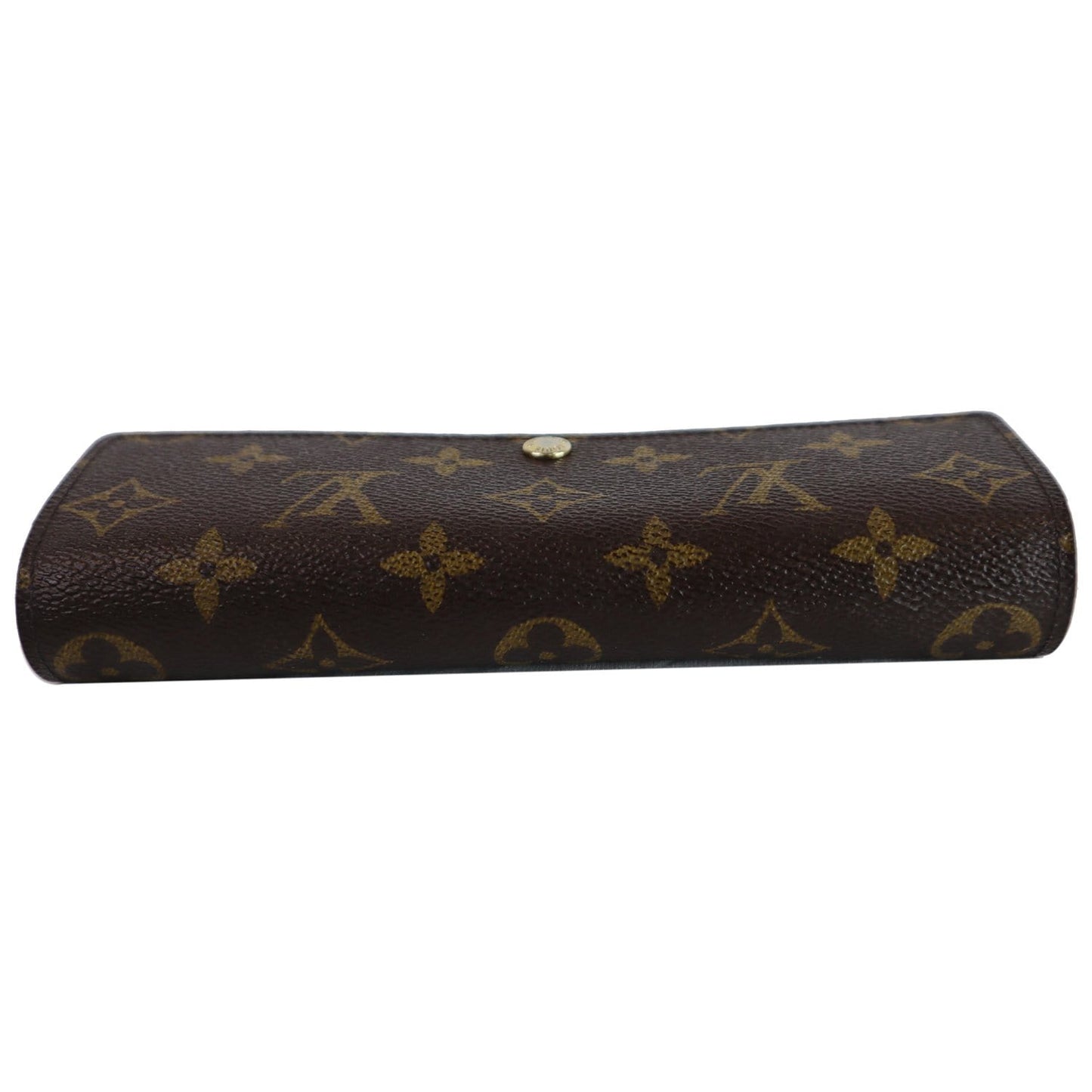 LOUIS VUITTON Sarah Monogram Canvas Wallet Brown