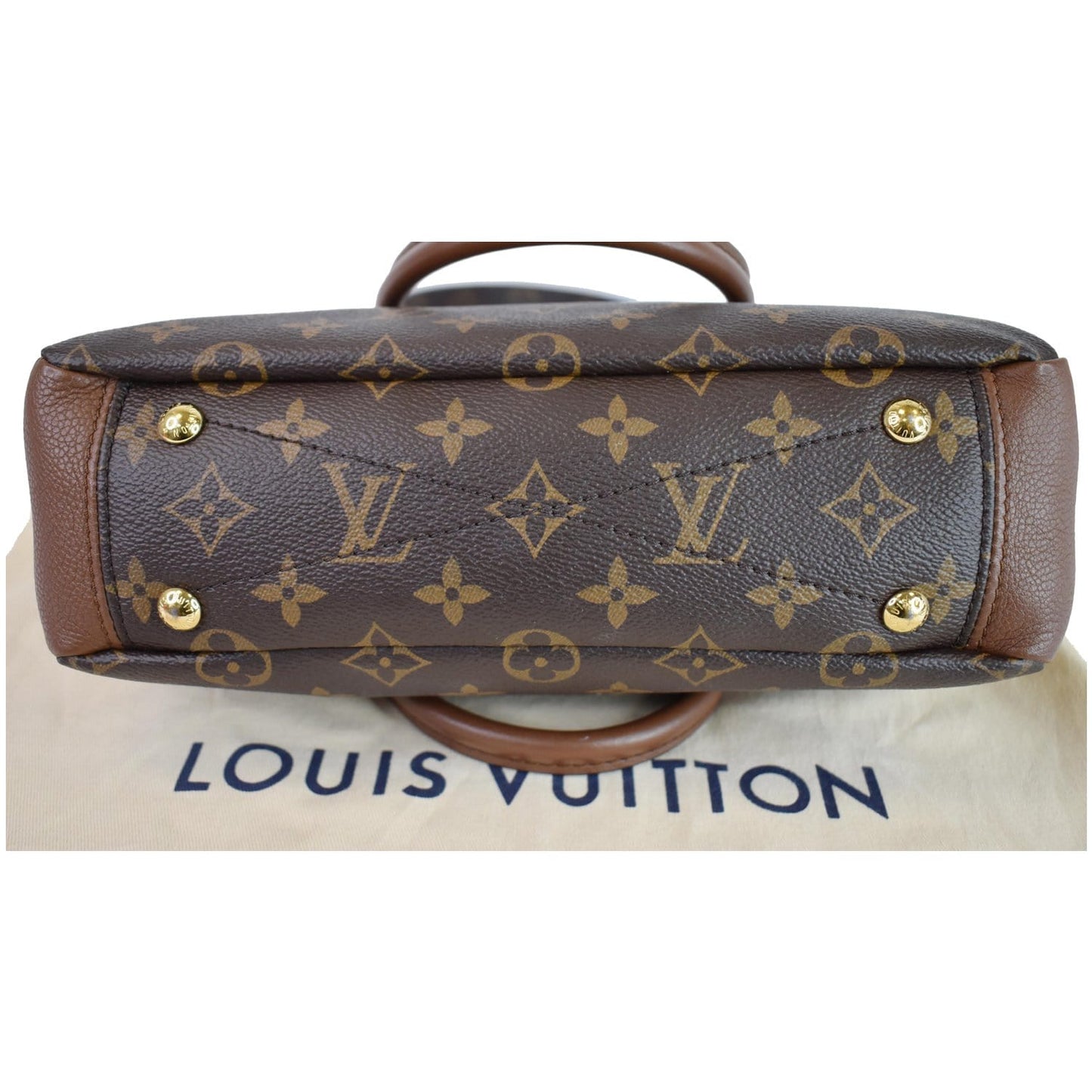 LOUIS VUITTON Pallas BB Monogram Canvas Shoulder Crossbody Bag Brown