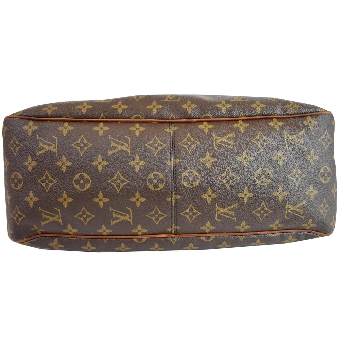 LOUIS VUITTON Delightful MM Monogram Canvas Shoulder Bag Brown