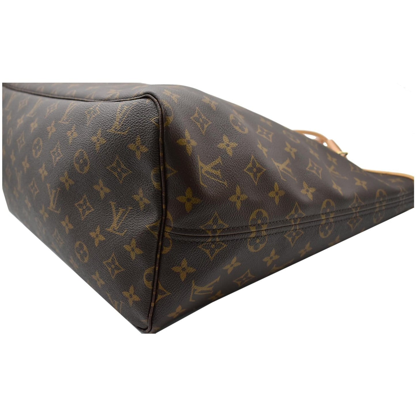 LOUIS VUITTON Neverfull GM Monogram Canvas Tote Bag Brown