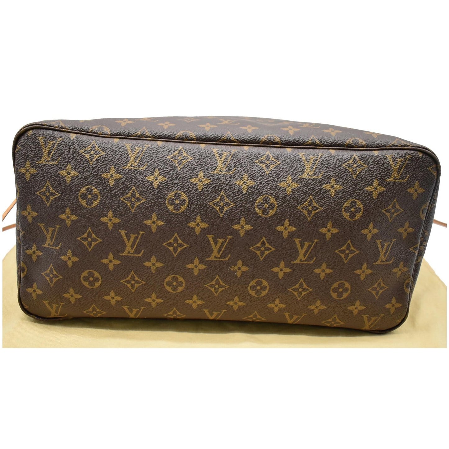 LOUIS VUITTON Neverfull GM Monogram Canvas Tote Bag Brown