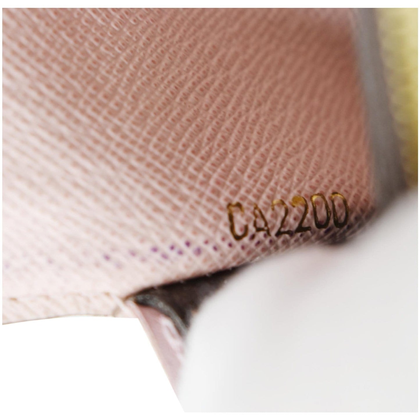LOUIS VUITTON Emilie Damier Ebene Wallet Brown