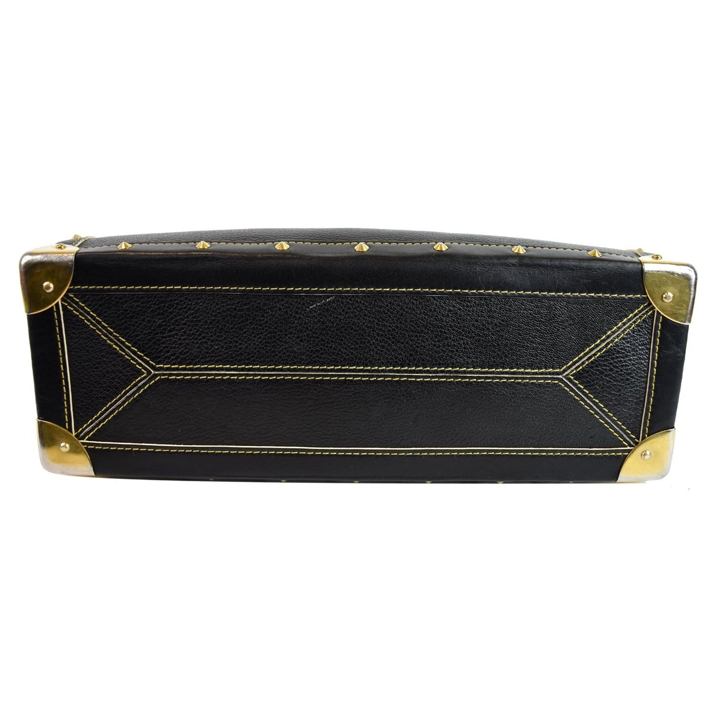 LOUIS VUITTON Suhali Le Fabuleux Leather Satchel Bag Black