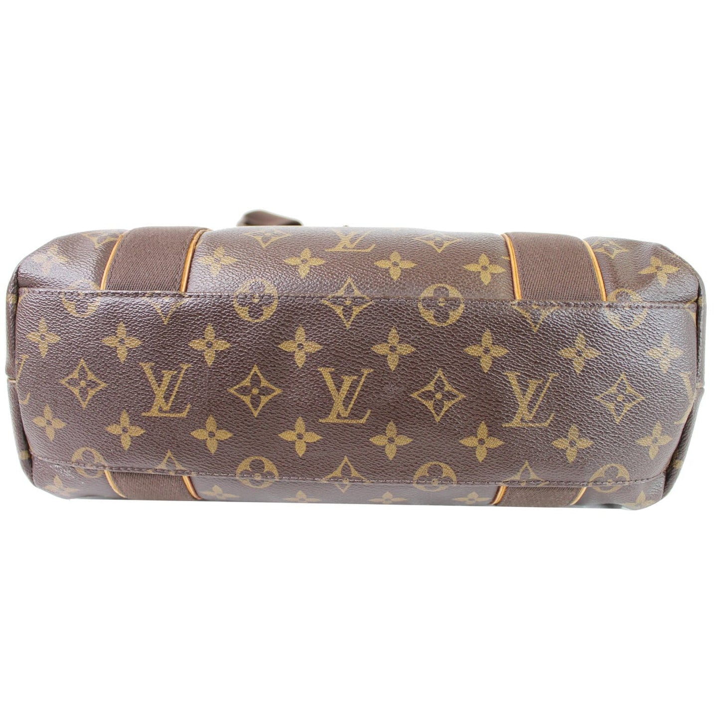 LOUIS VUITTON Cabas Beaubourg Damier Ebene Tote Bag Brown