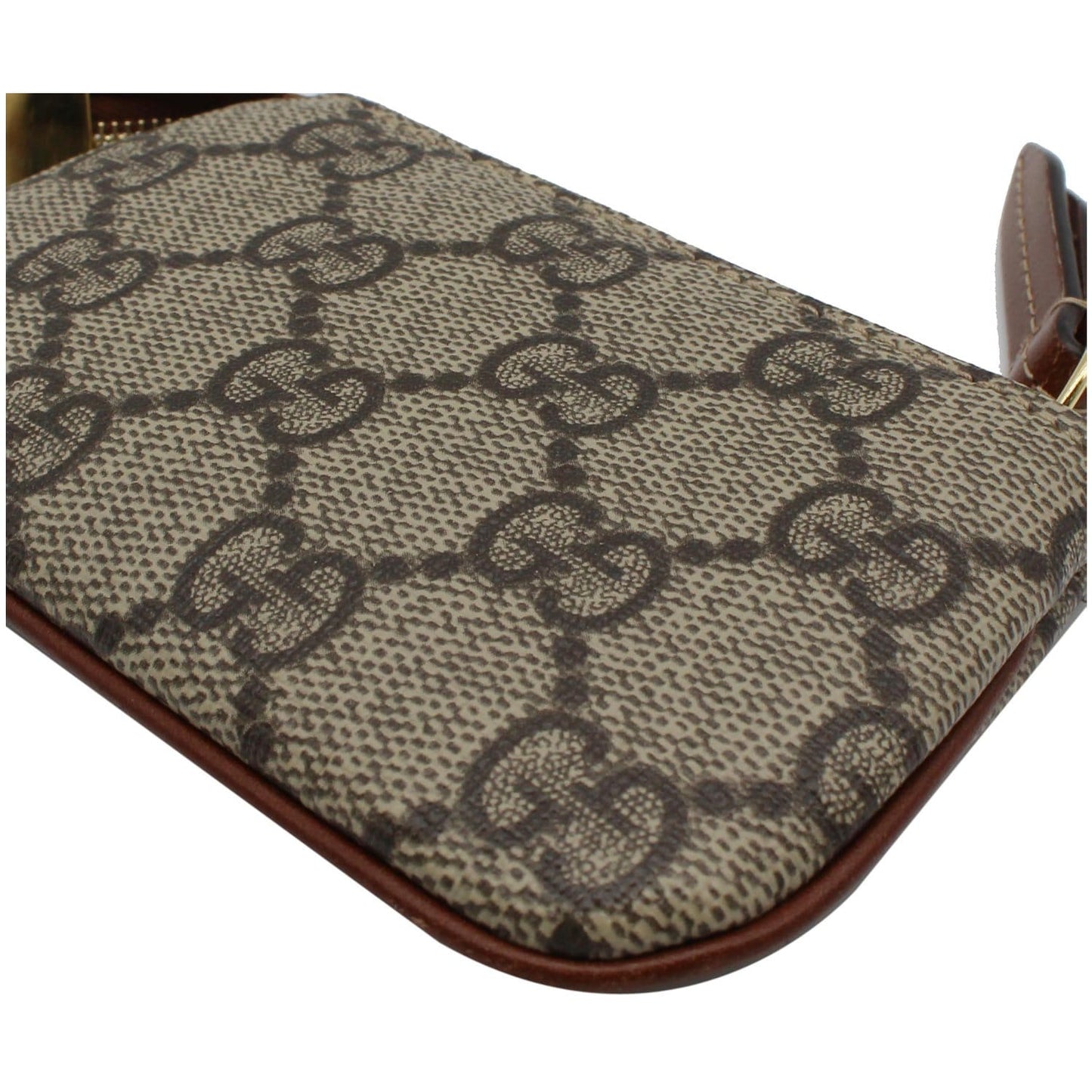 GUCCI GG Supreme Monogram Key Case Beige 447964