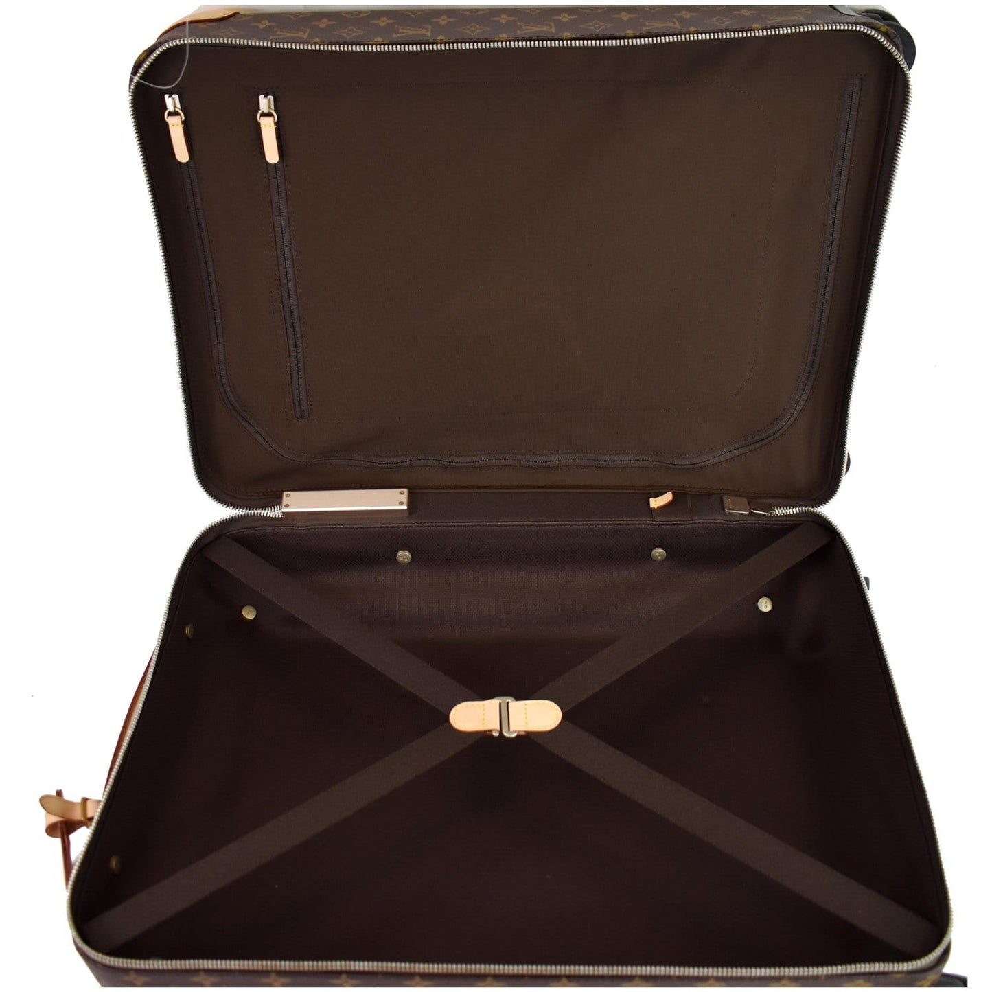 LOUIS VUITTON Horizon 55 Monogram Canvas Rolling Suitcase Brown