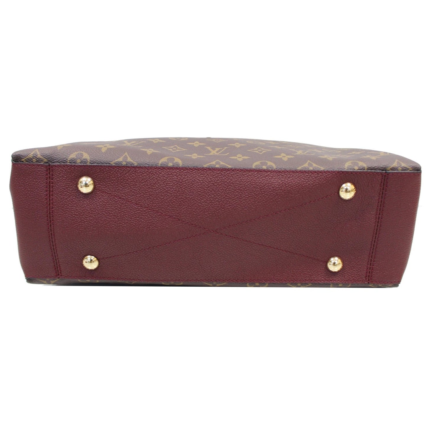 LOUIS VUITTON Surene MM Monogram Canvas Shoulder Bag Bordeaux