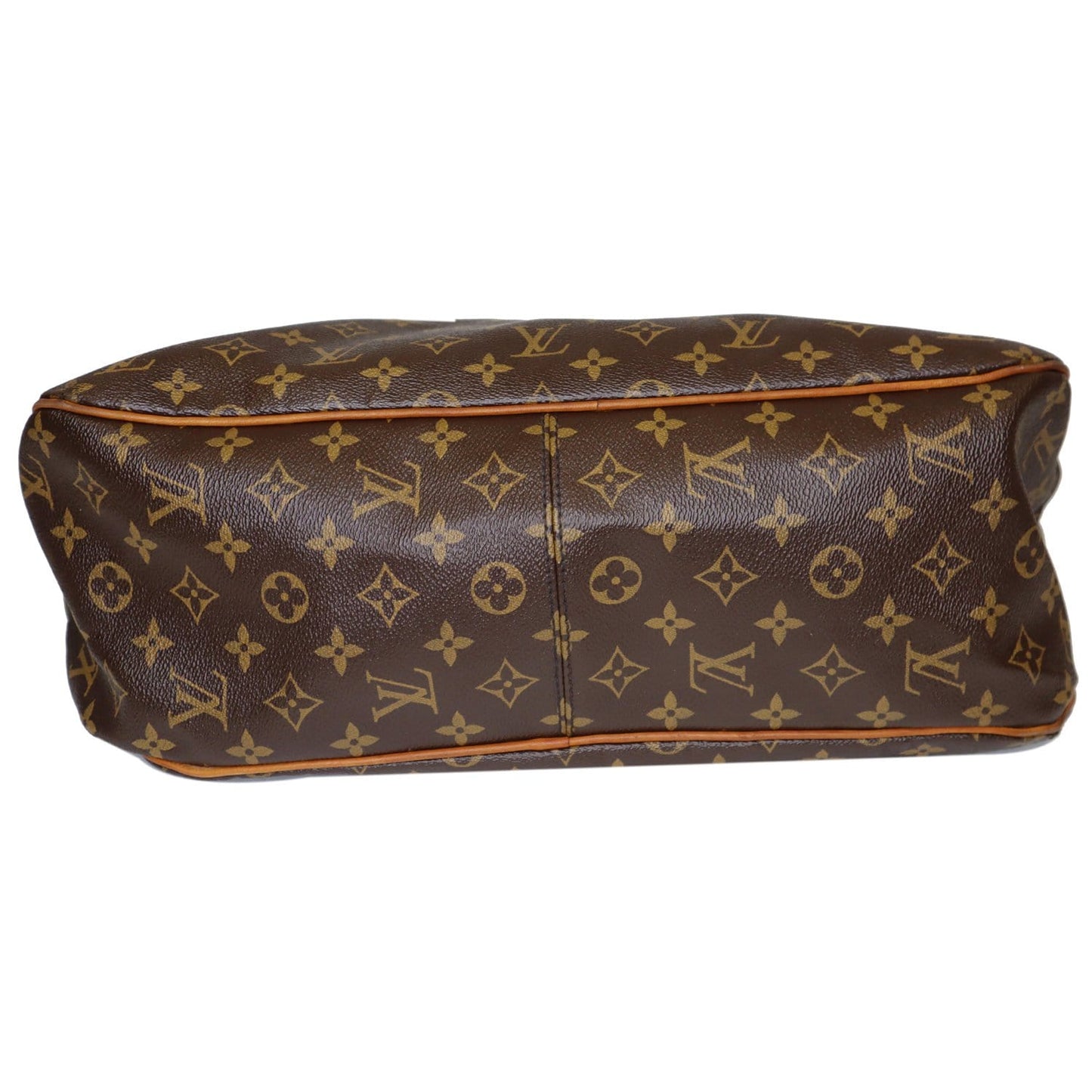 LOUIS VUITTON Delightful MM Monogram Canvas Shoulder Bag Brown