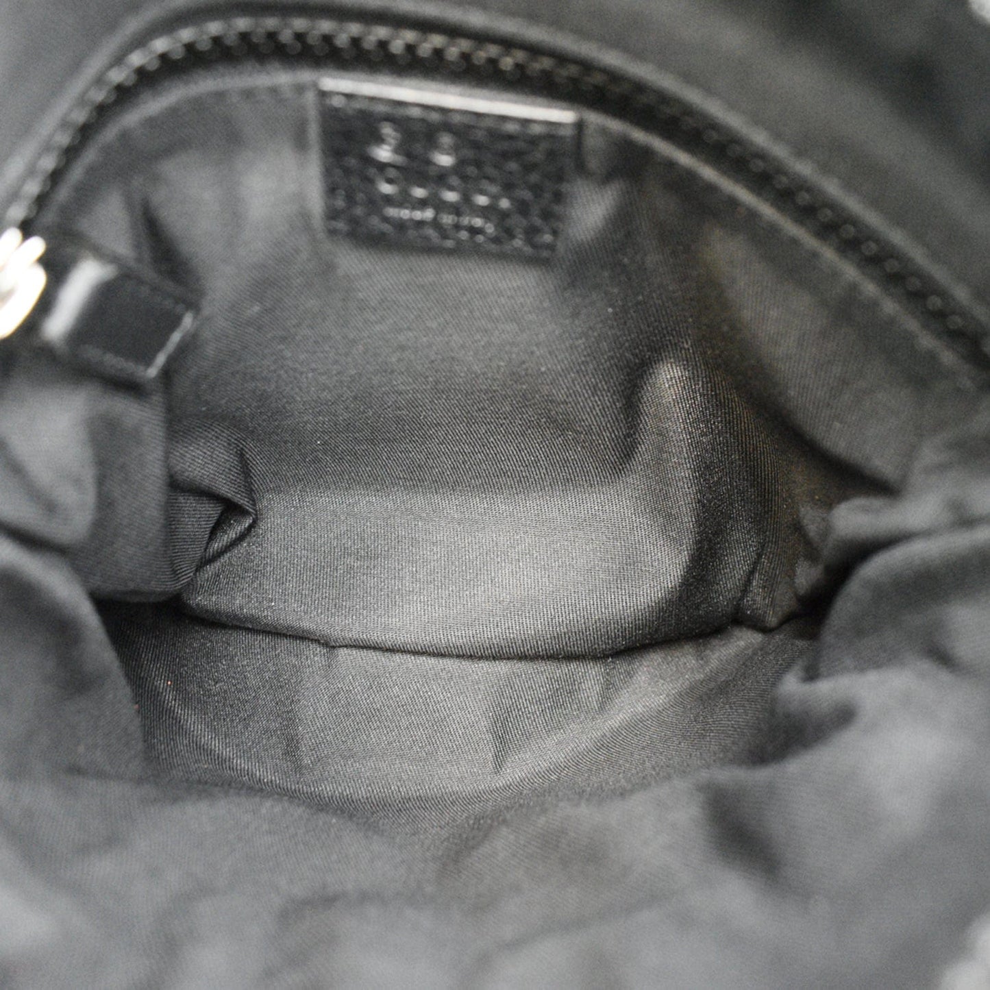 GUCCI Nylon GG Canvas Messenger Bag Black 449183