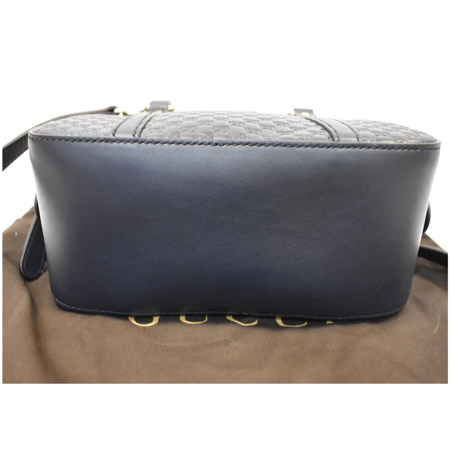 GUCCI Microguccissima Small Leather Crossbody Bag Blue 510289