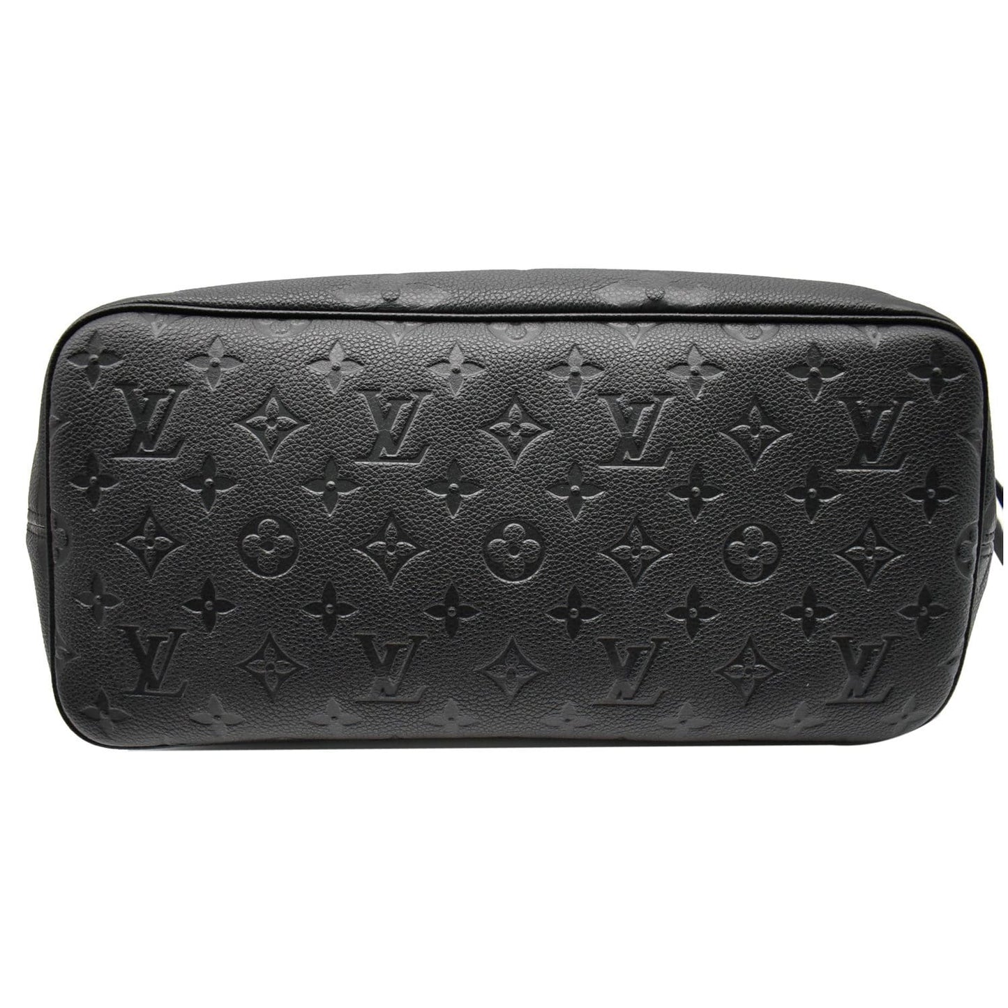 LOUIS VUITTON Neverfull MM Monogram Empreinte Tote Bag Black