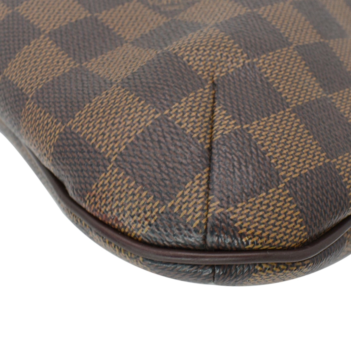 LOUIS VUITTON Bloomsbury PM Damier Ebene Crossbody Bag Brown