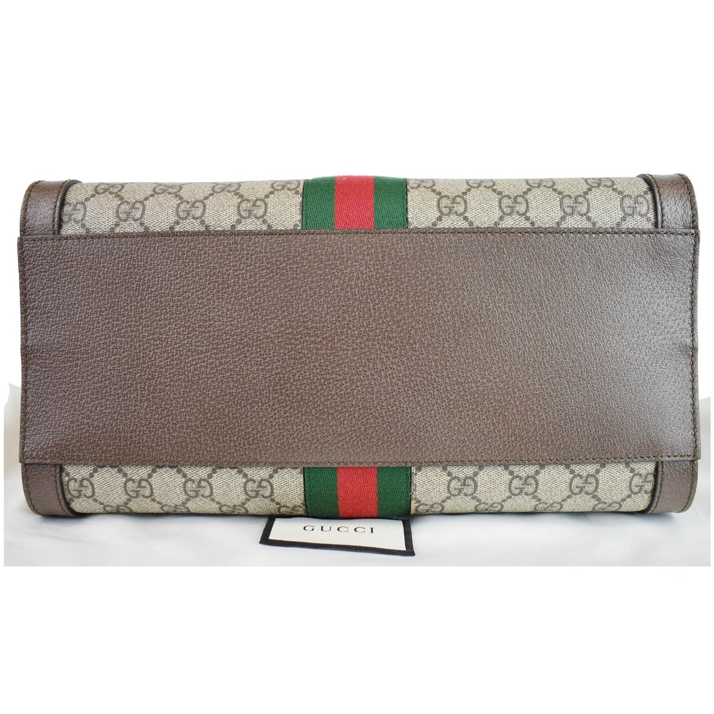 GUCCI Ophidia Medium GG Supreme Tote Shoulder Bag Beige 524537