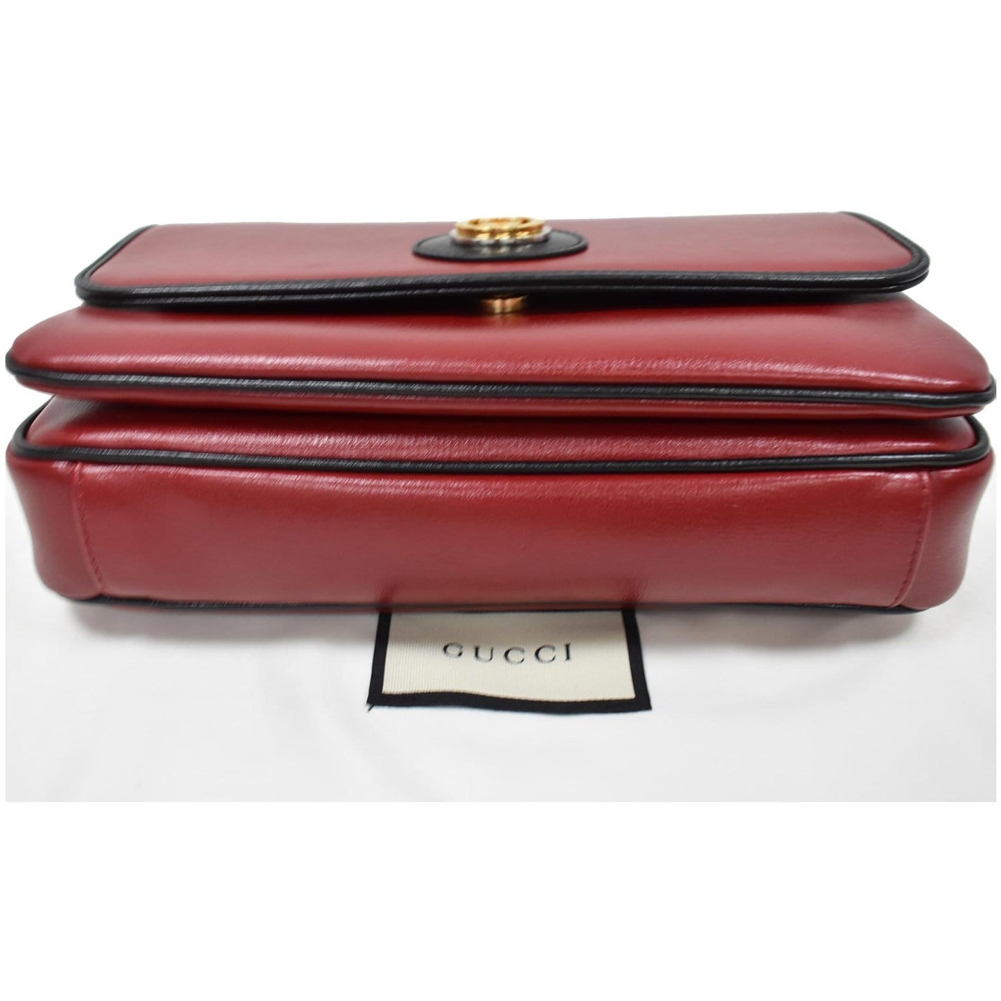 GUCCI Linea Marina Small Leather Chain Shoulder Bag Red 576421 - 10% OFF