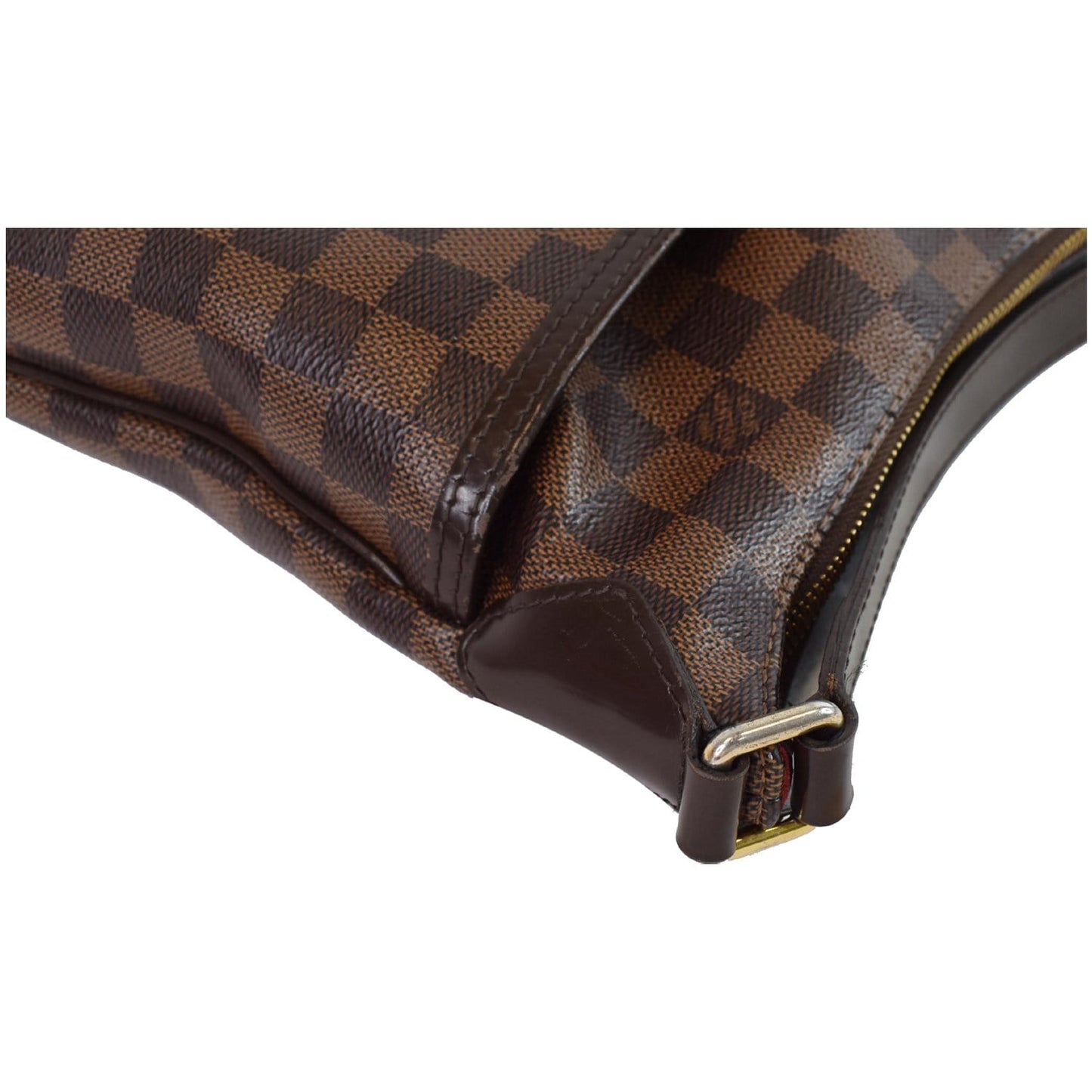 LOUIS VUITTON Bloomsbury PM Damier Ebene Crossbody Bag Brown