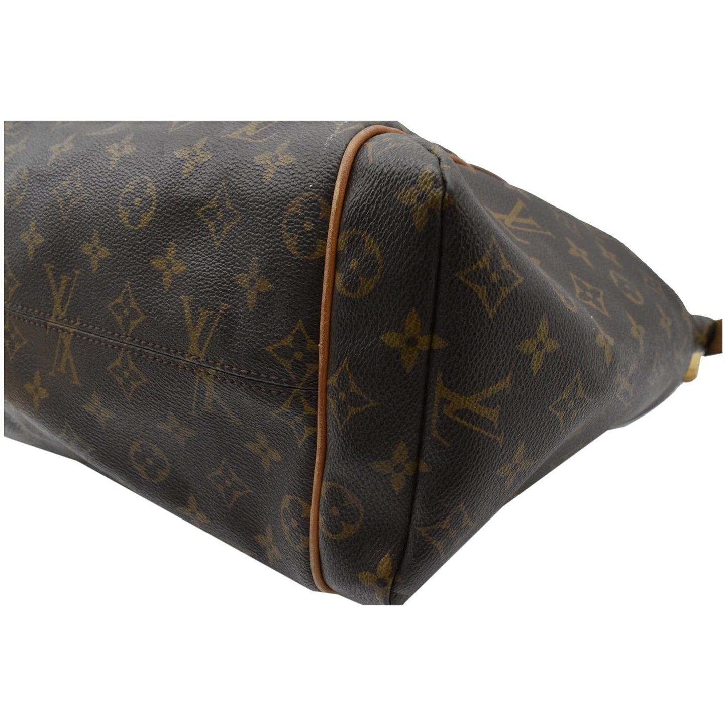 LOUIS VUITTON Totally MM Monogram Canvas Shoulder Bag Brown