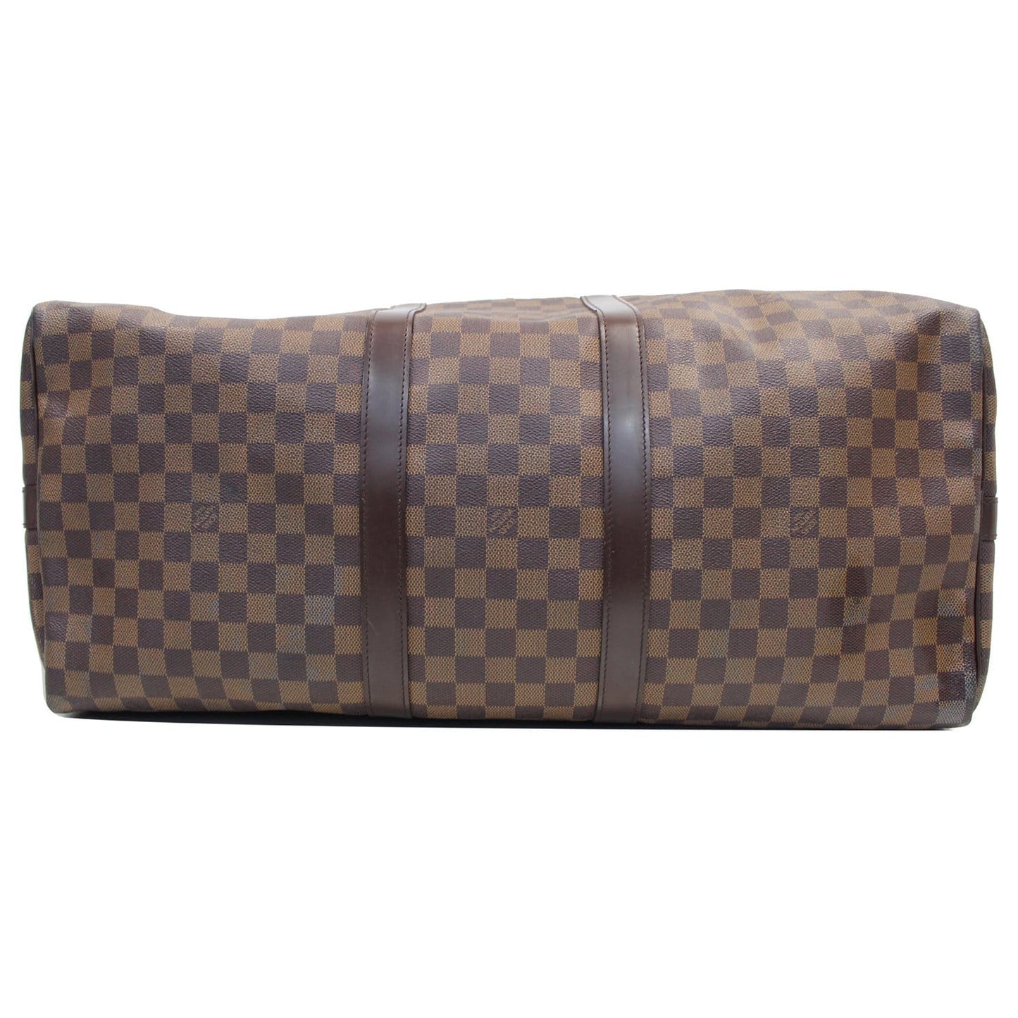 LOUIS VUITTON Keepall Bandouliere 55 Damier Ebene Travel Bag Brown - 20% OFF