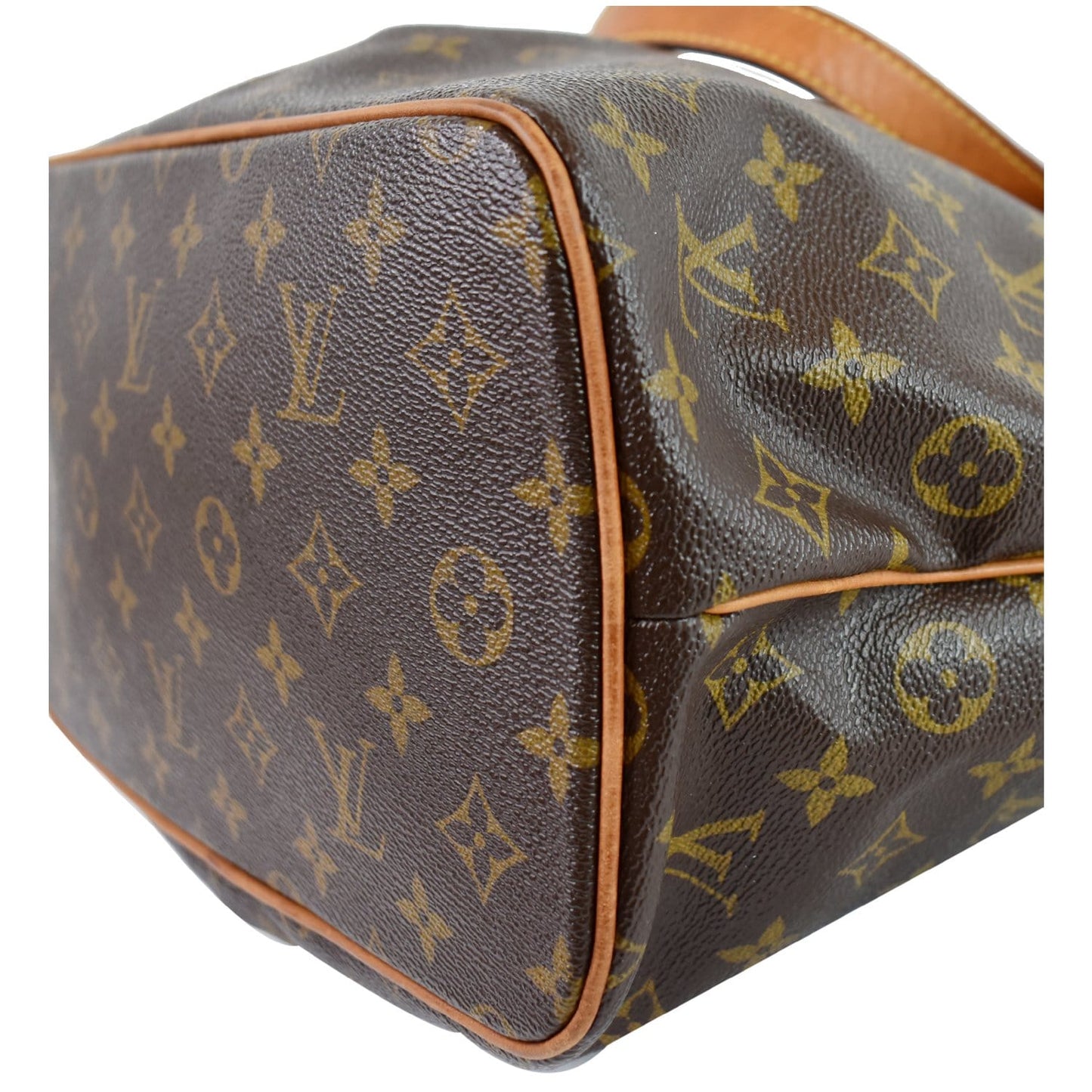 LOUIS VUITTON Palermo PM Monogram Canvas Shoulder Bag Brown
